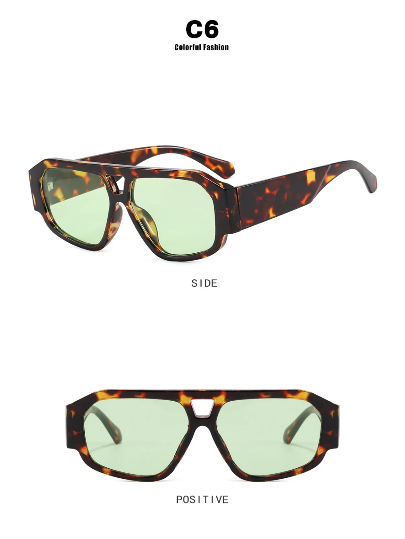 Full-frame Square Sunglasses - Image 15