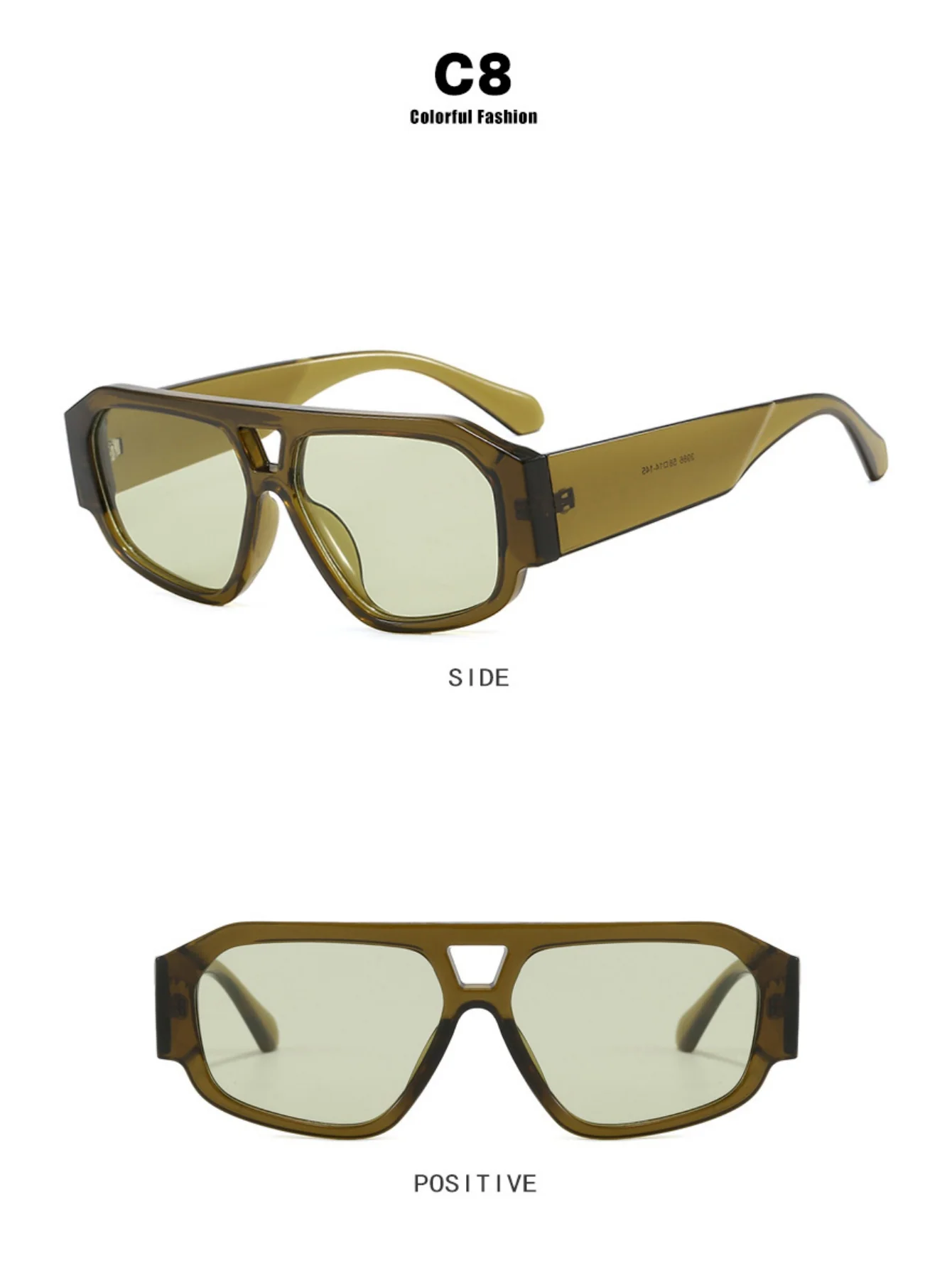 Full-frame Square Sunglasses - Image 19