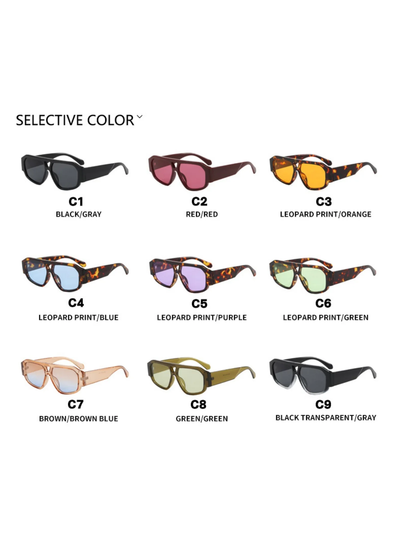 Full-frame Square Sunglasses - Image 3