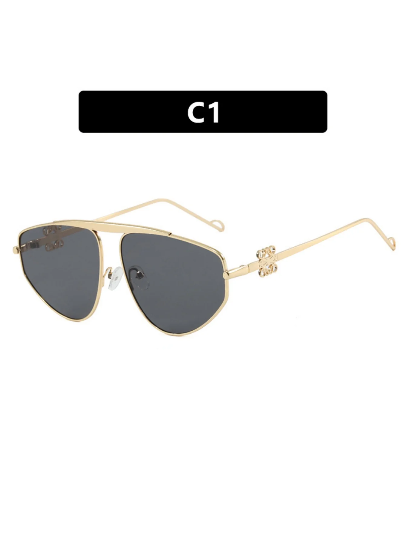 Frameless Aviator Sunglasses - Image 2