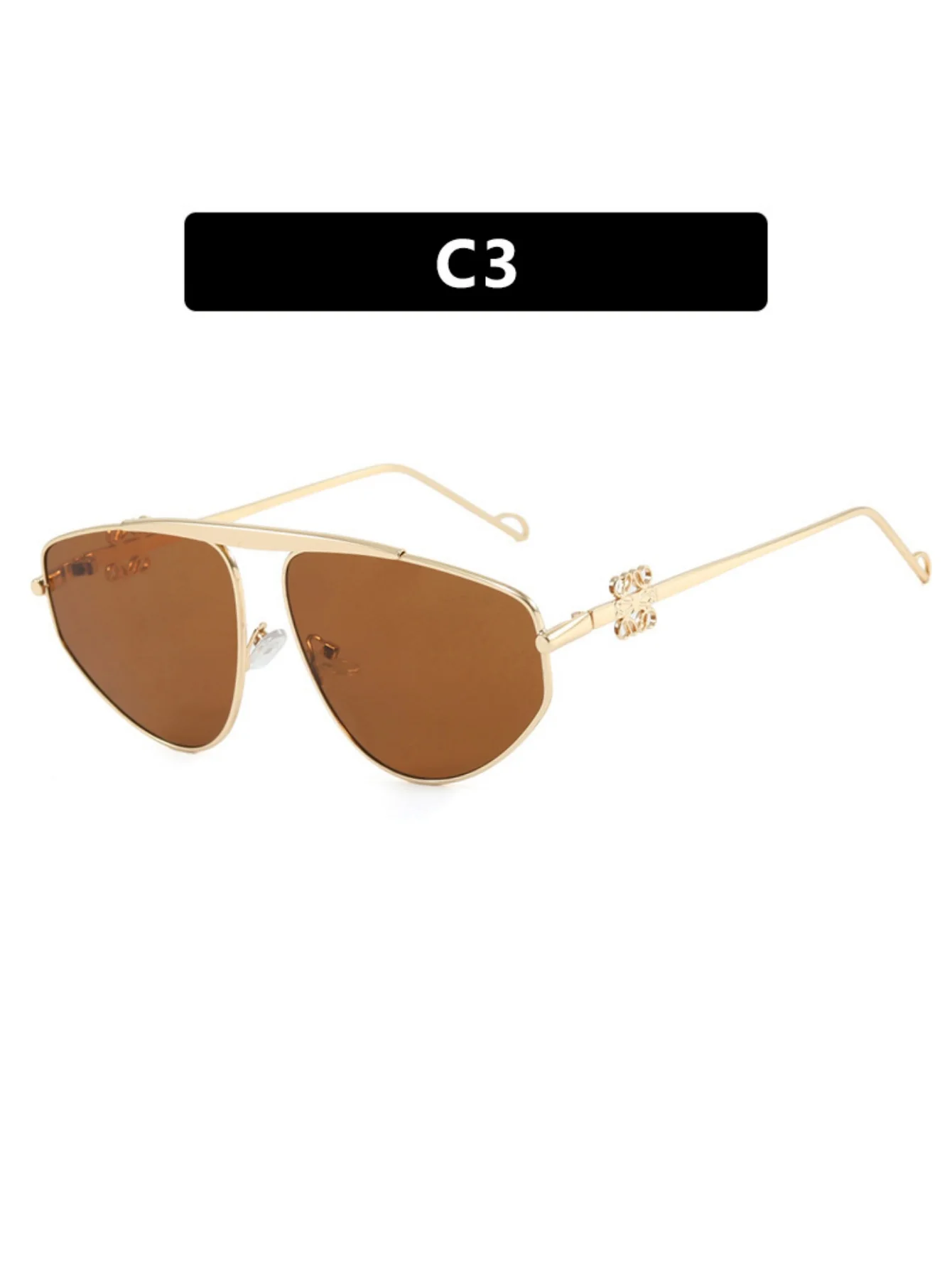 Frameless Aviator Sunglasses - Image 4