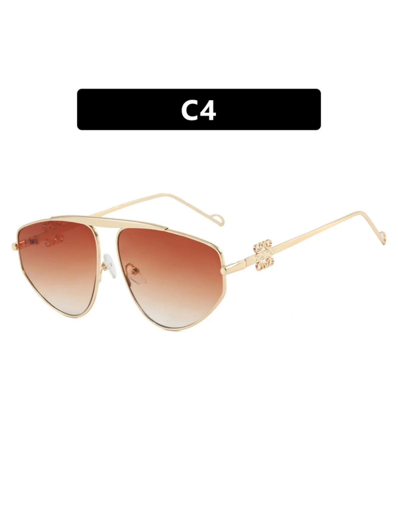 Frameless Aviator Sunglasses - Image 6