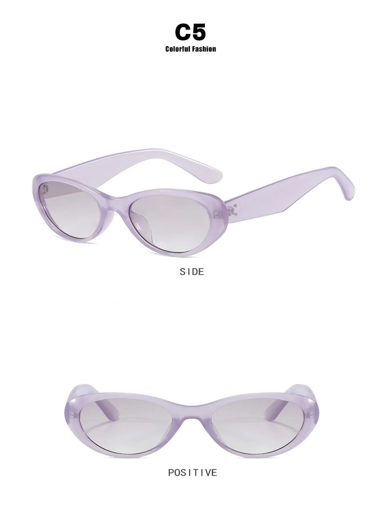 Full-frame Cat-eye Sunglasses - Image 12