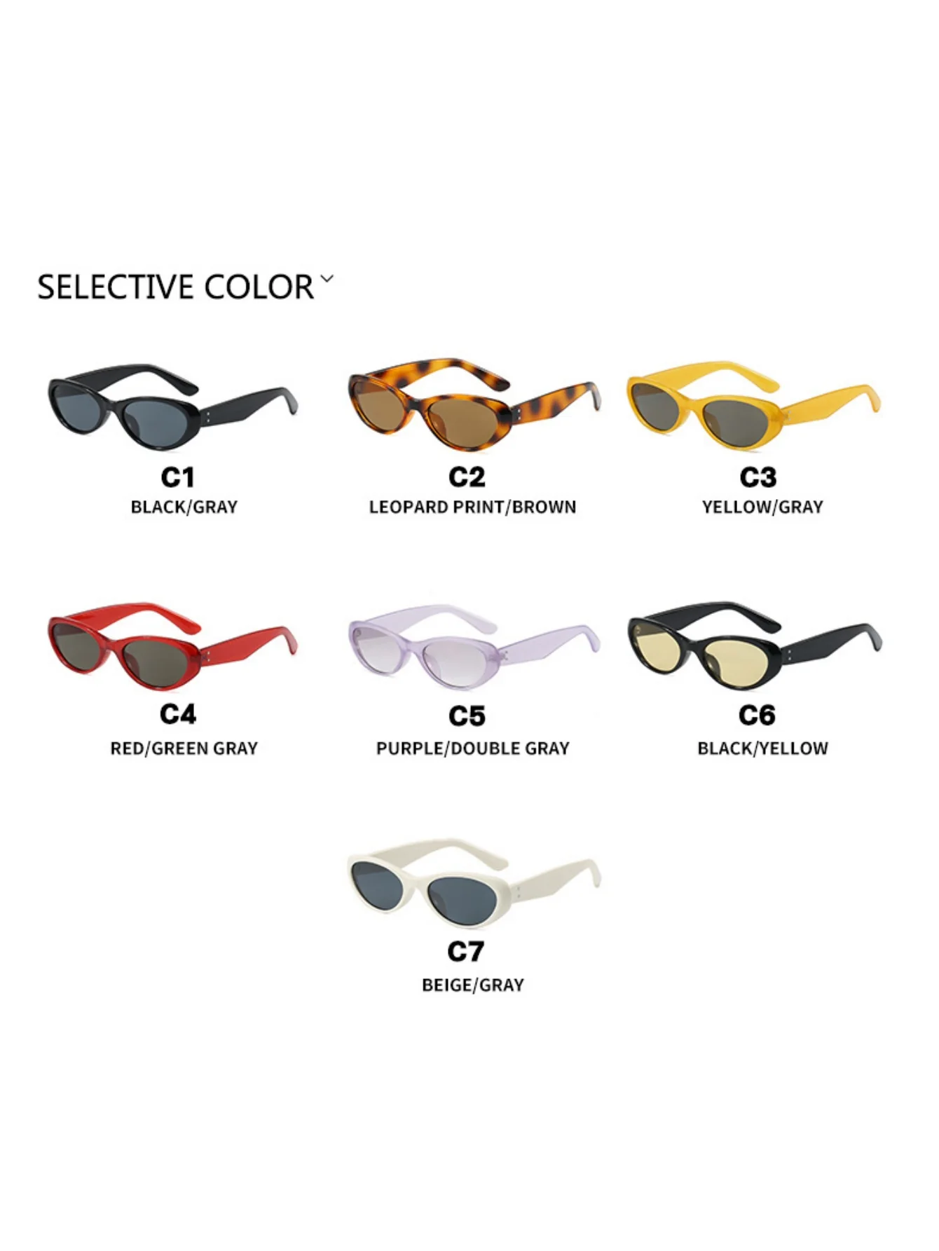 Full-frame Cat-eye Sunglasses - Image 16