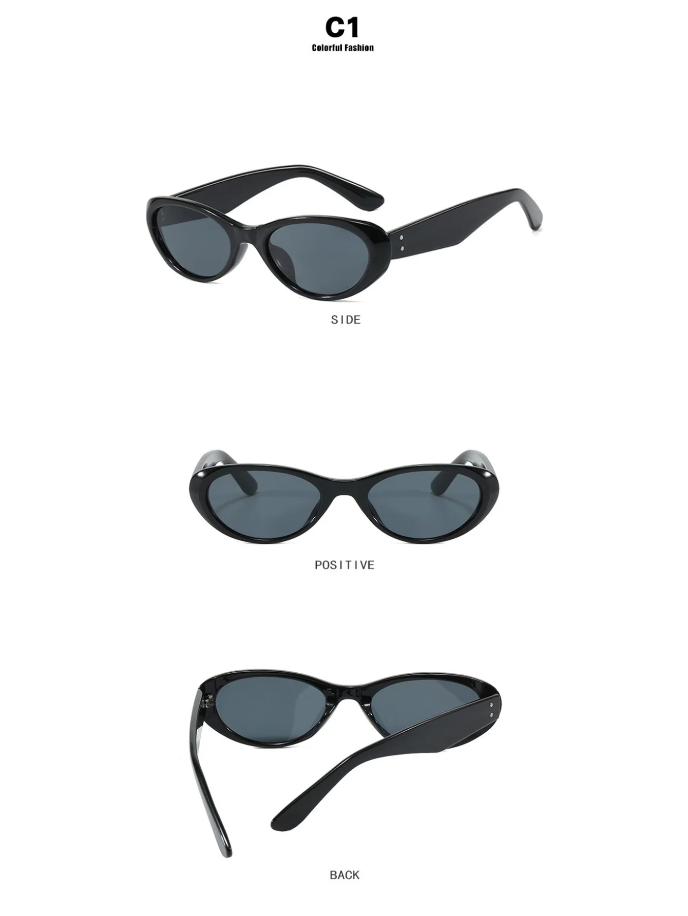 Full-frame Cat-eye Sunglasses - Image 4