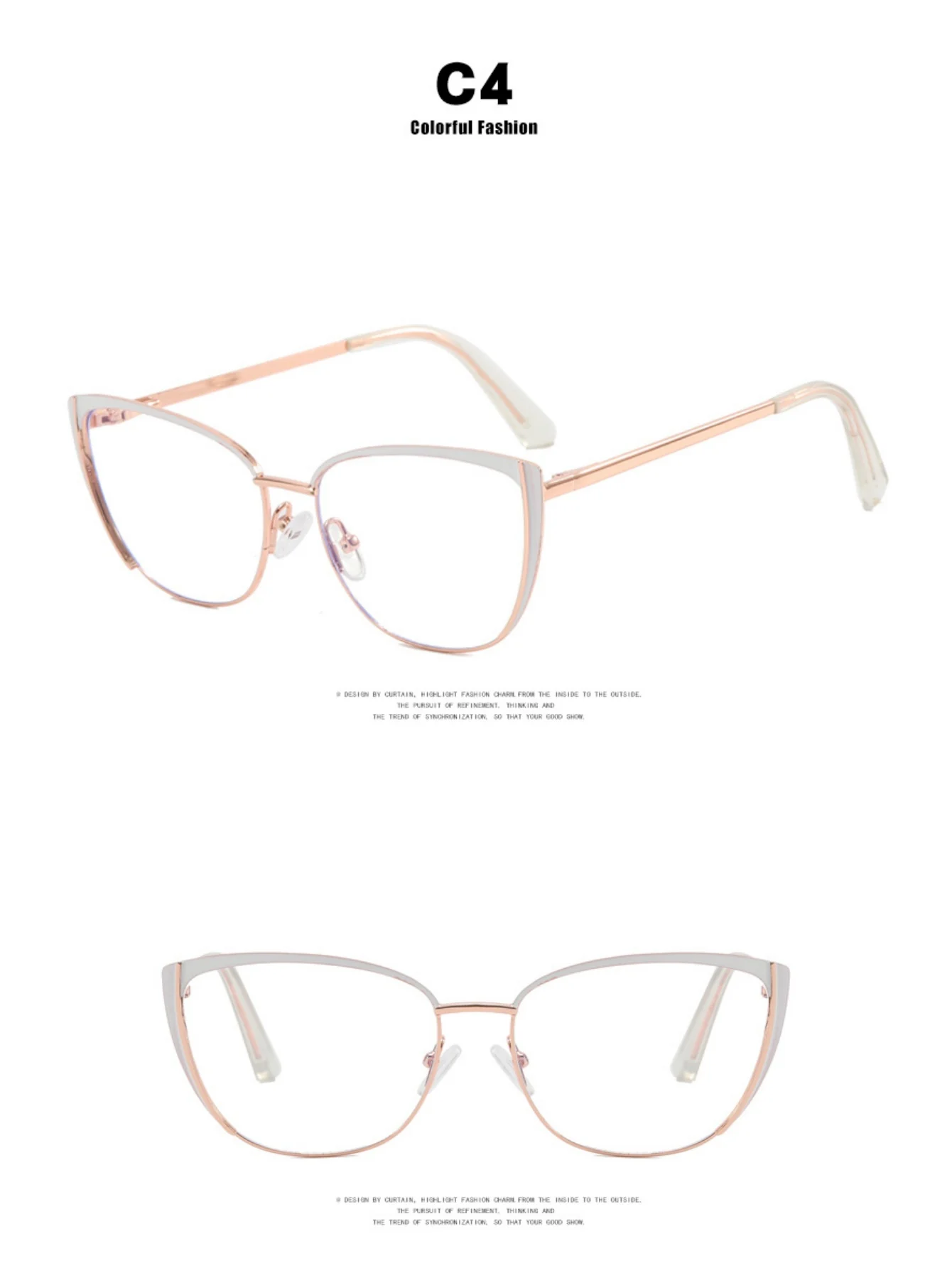 Full-frame Butterfly-shaped Fashion Glasses - Image 11