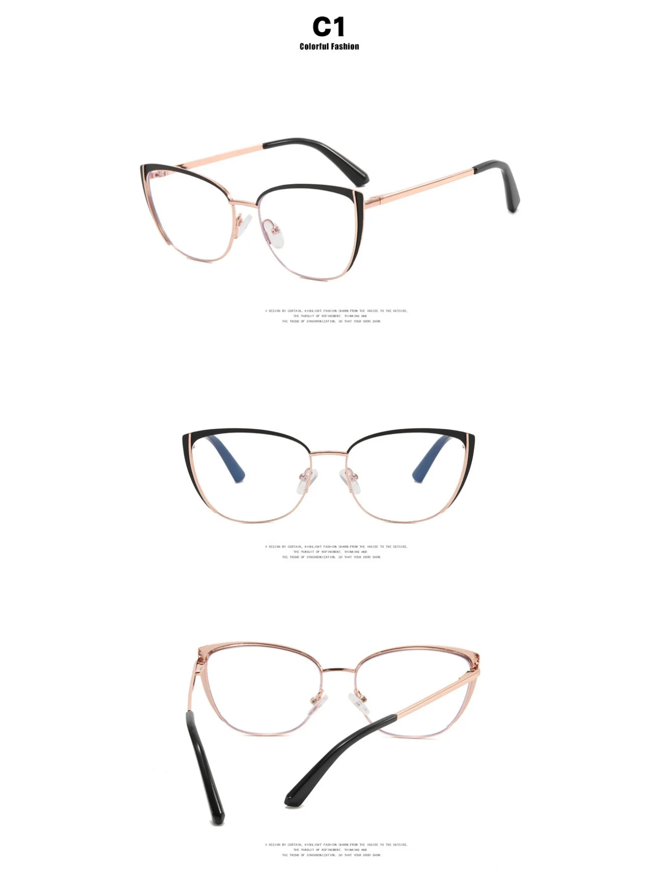 Full-frame Butterfly-shaped Fashion Glasses - Image 5