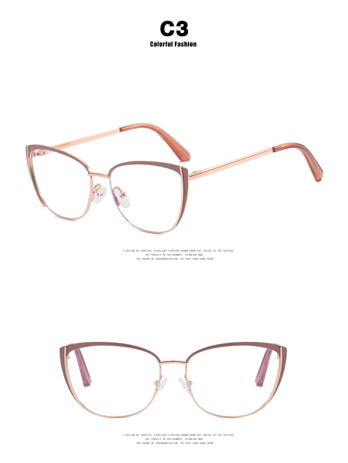 Full-frame Butterfly-shaped Fashion Glasses - Image 9