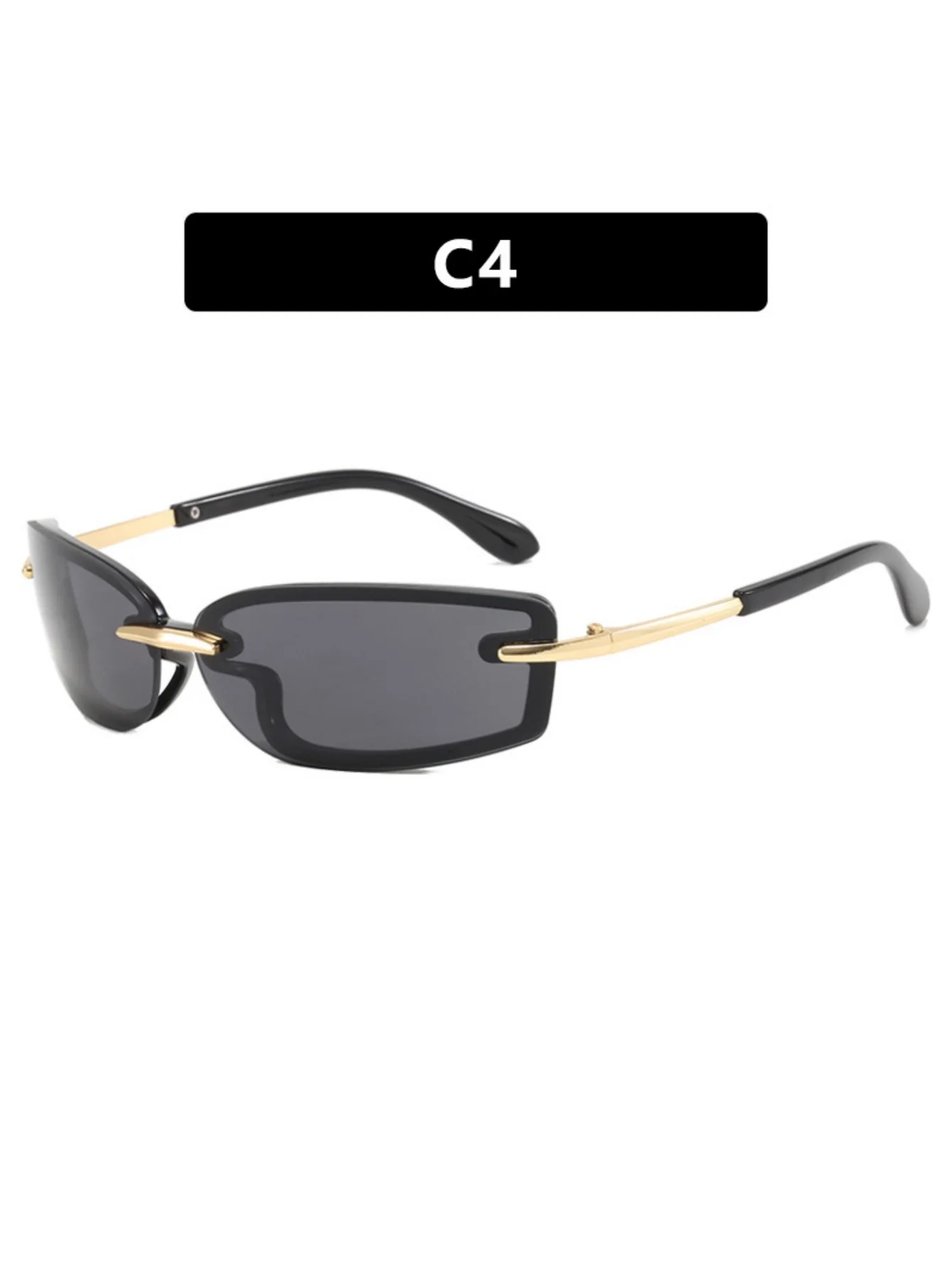 Frameless Square Sunglasses - Image 10