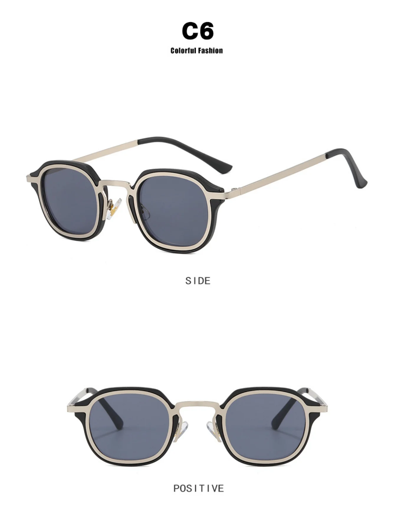Full-frame Square Sunglasses - Image 6