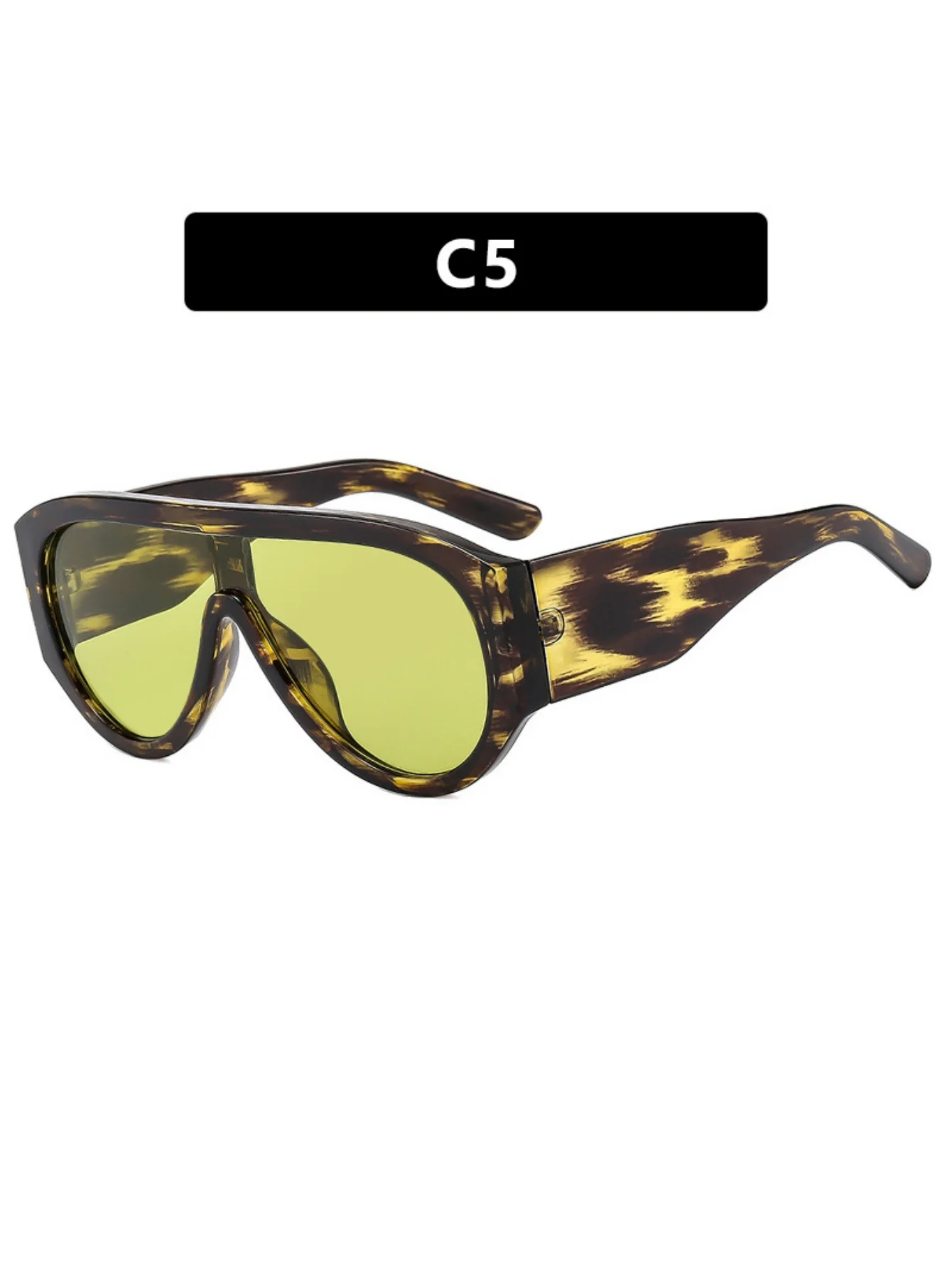 Full-rimmed Aviator Sunglasses - Image 12
