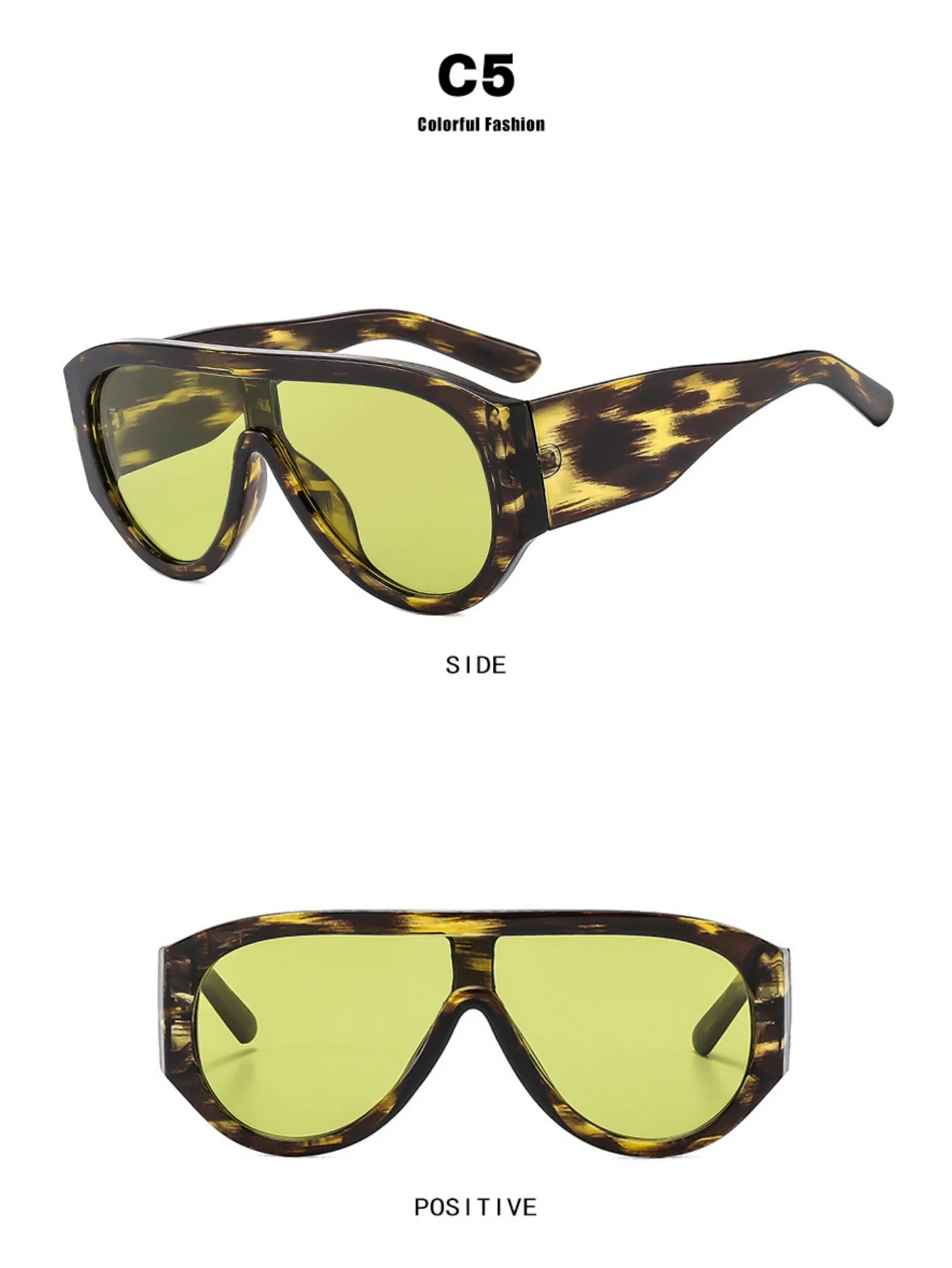 Full-rimmed Aviator Sunglasses - Image 13