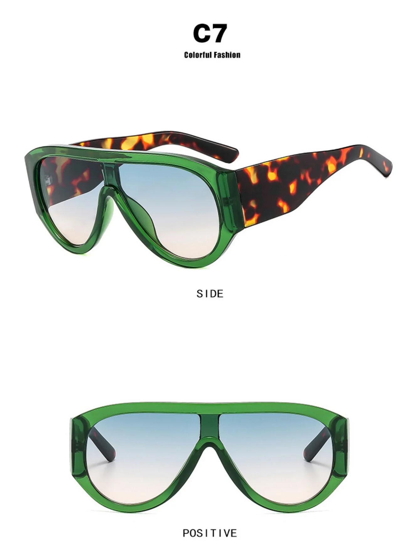 Full-rimmed Aviator Sunglasses - Image 17