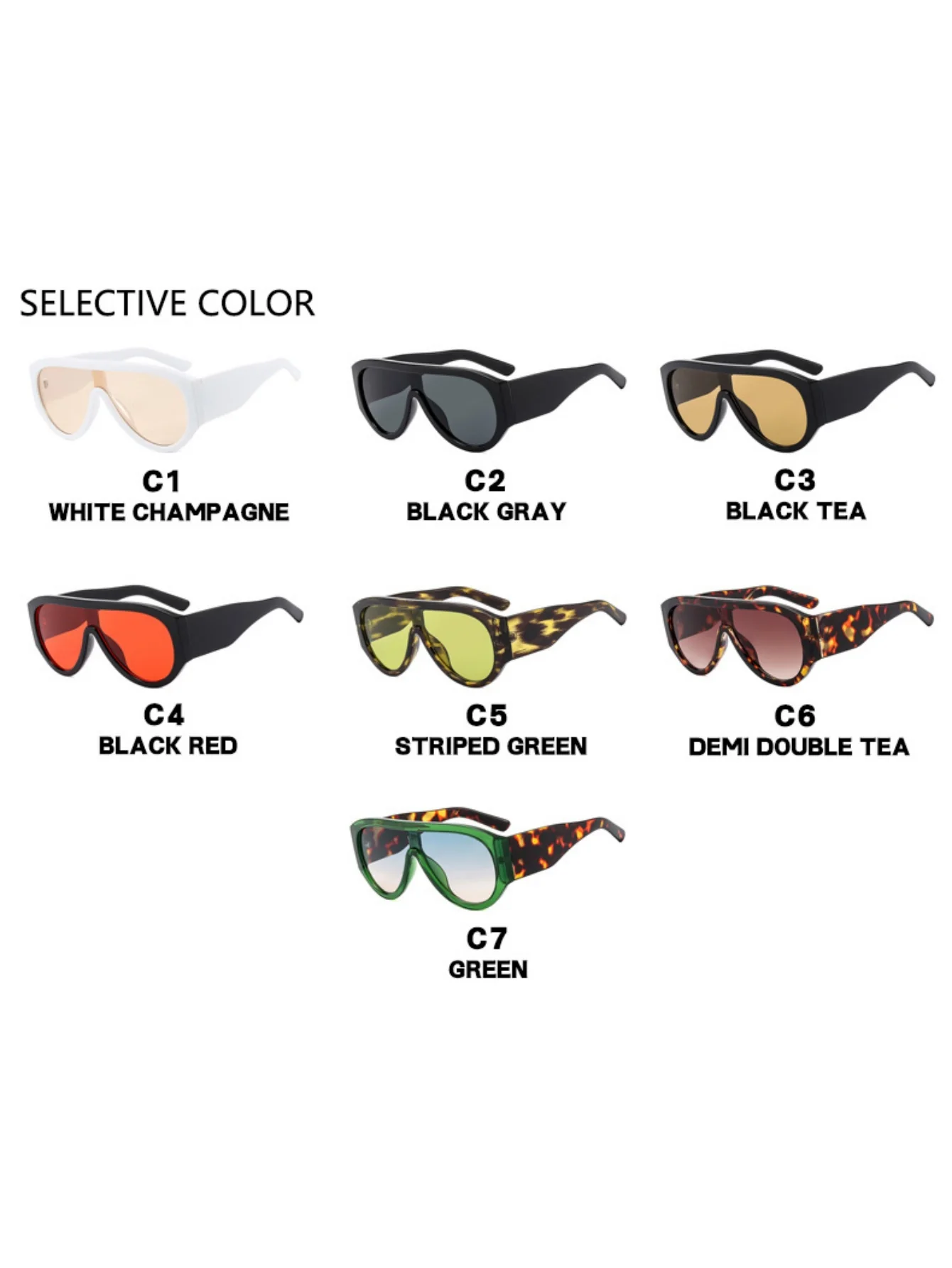 Full-rimmed Aviator Sunglasses - Image 18