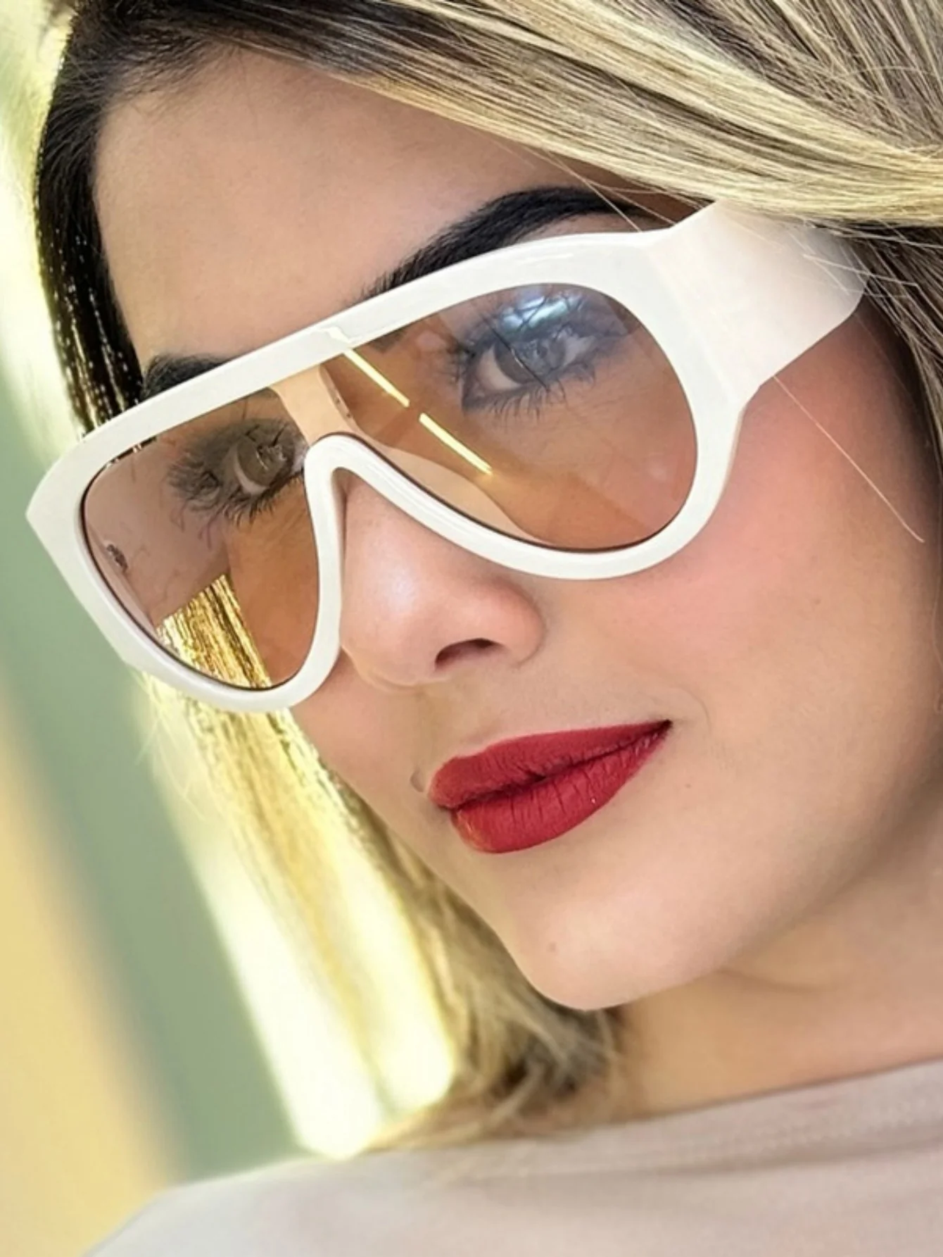 Full-rimmed Aviator Sunglasses - Image 2