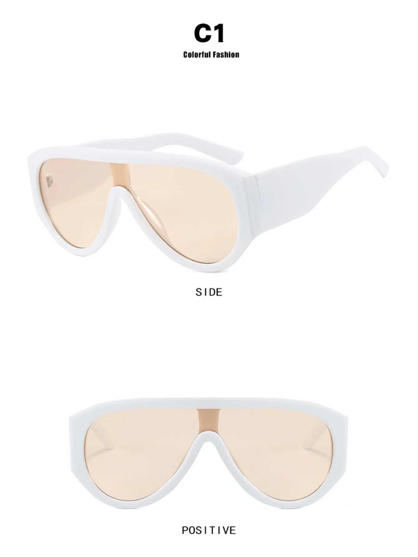 Full-rimmed Aviator Sunglasses - Image 5