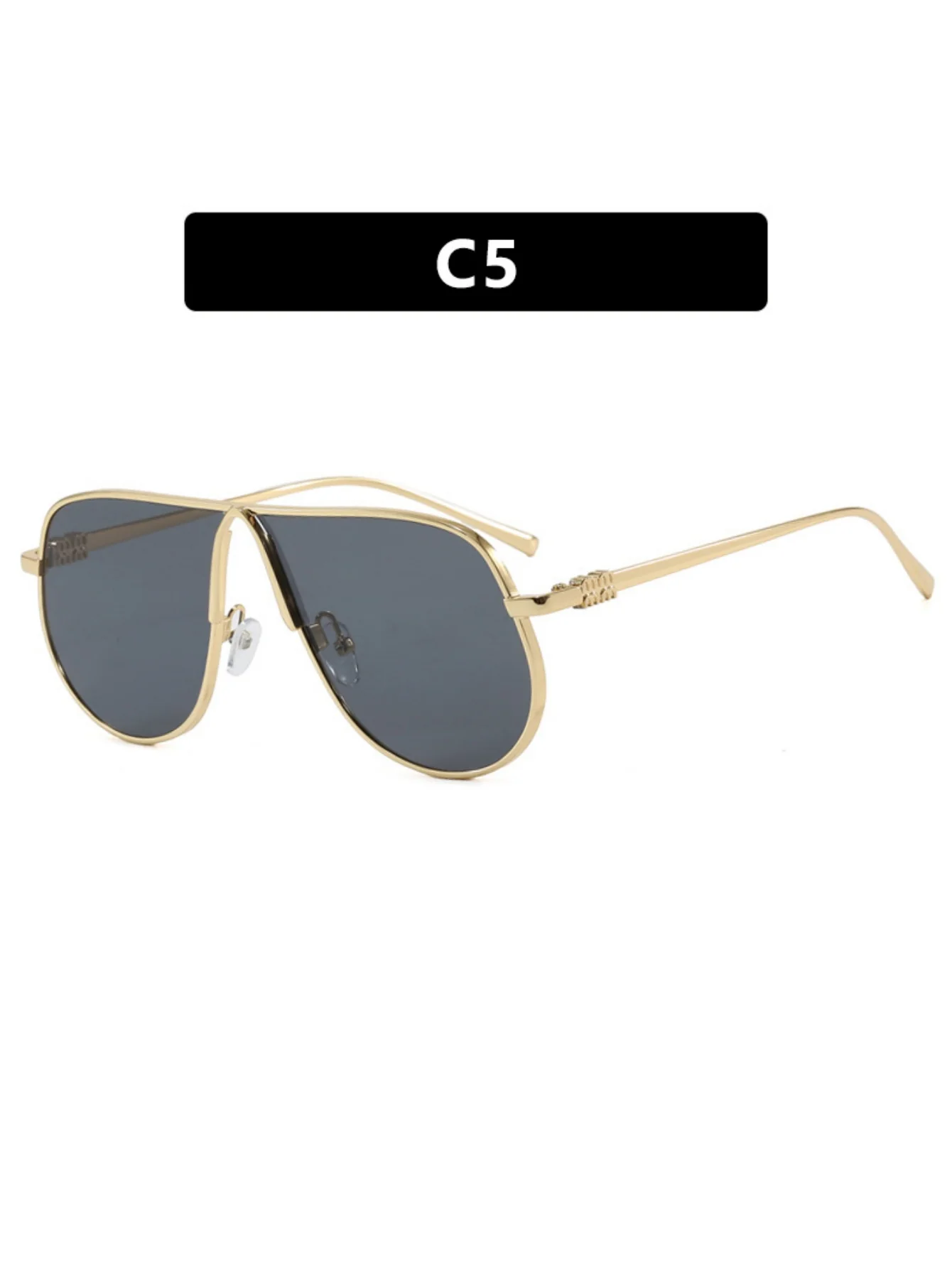 Full-rimmed Aviator Sunglasses - Image 11