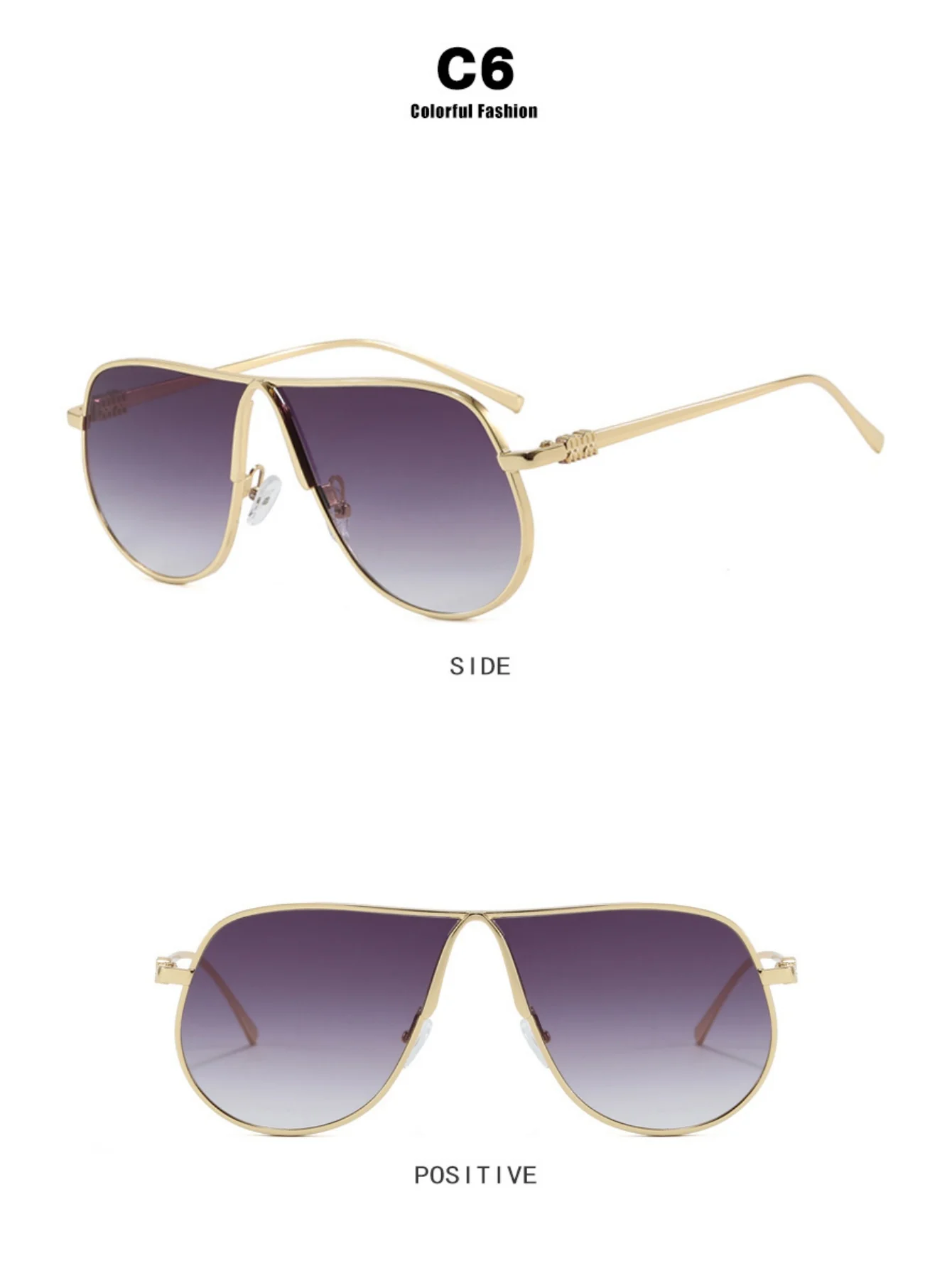 Full-rimmed Aviator Sunglasses - Image 15