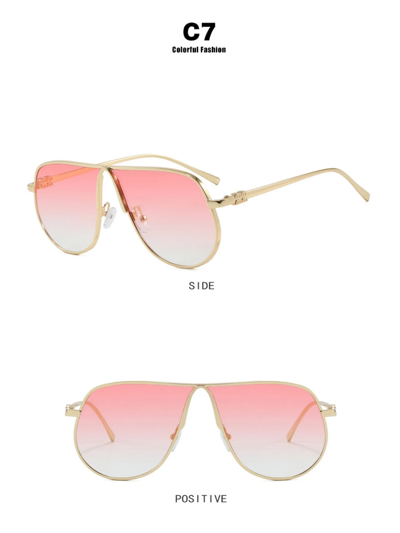 Full-rimmed Aviator Sunglasses - Image 17