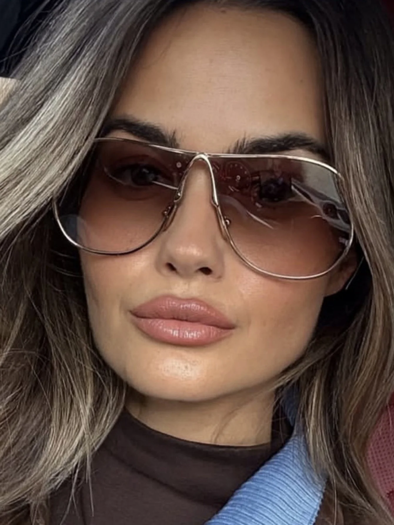 Full-rimmed Aviator Sunglasses - Image 2