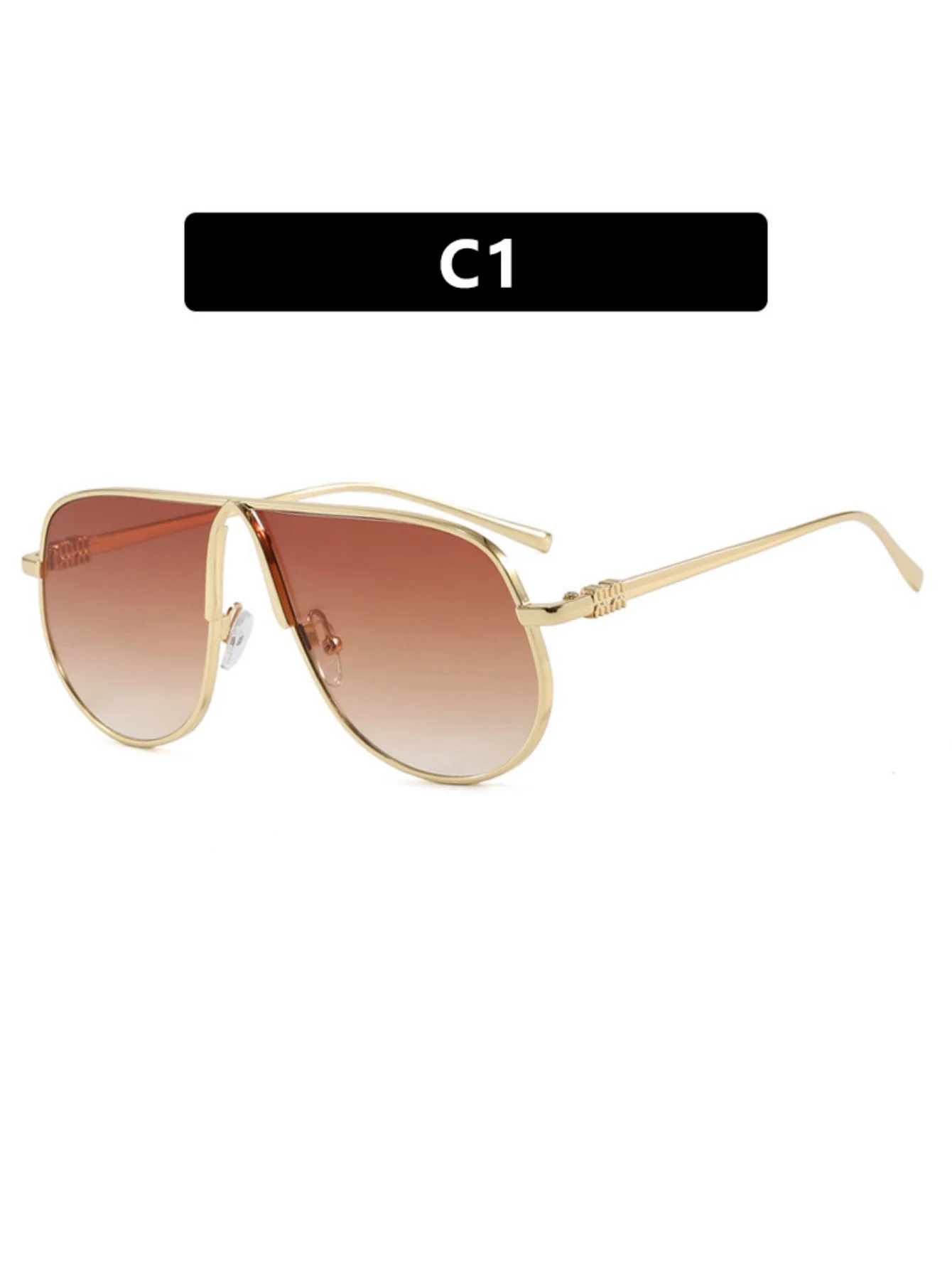 Full-rimmed Aviator Sunglasses - Image 4