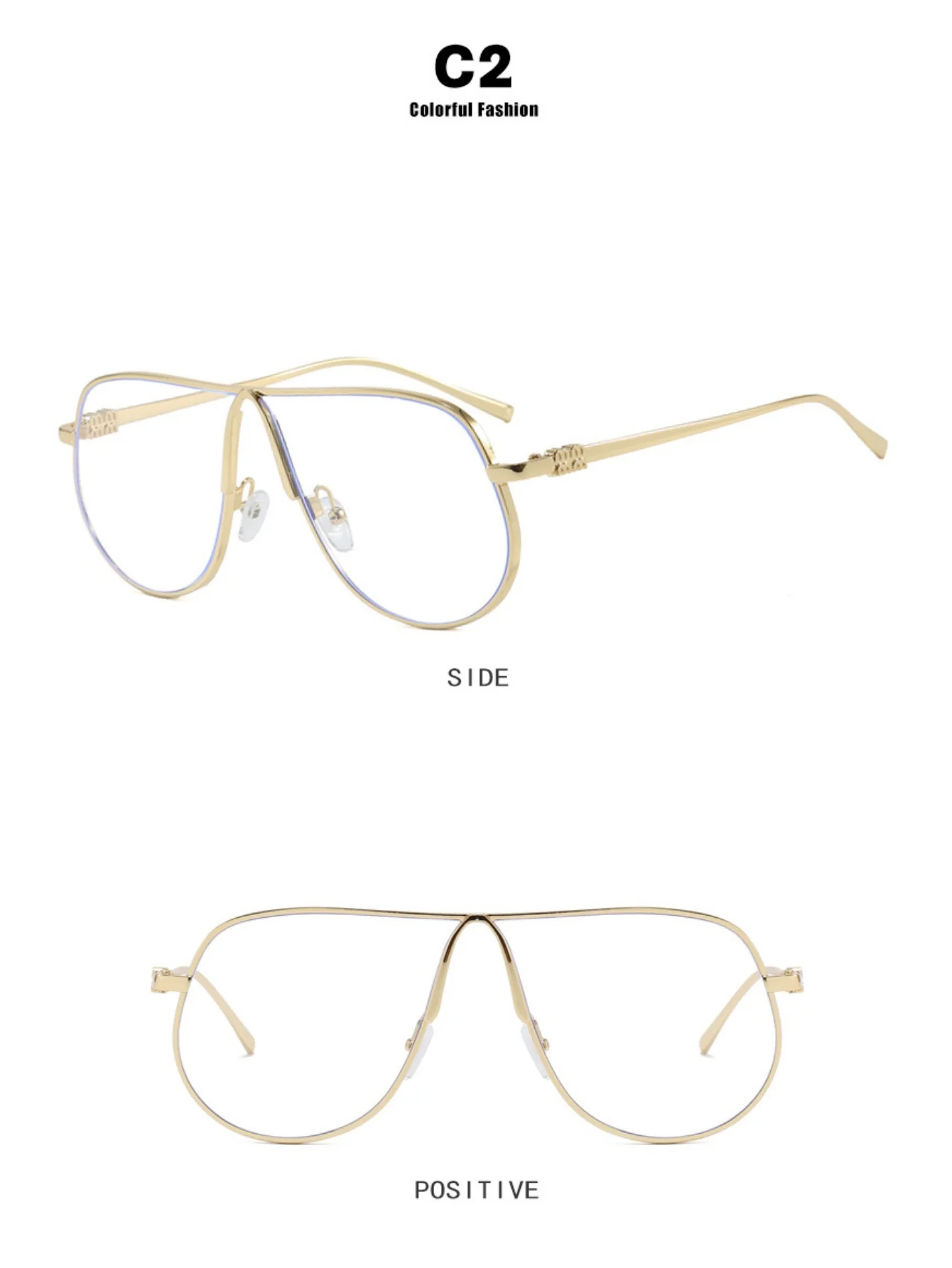 Full-rimmed Aviator Sunglasses - Image 6