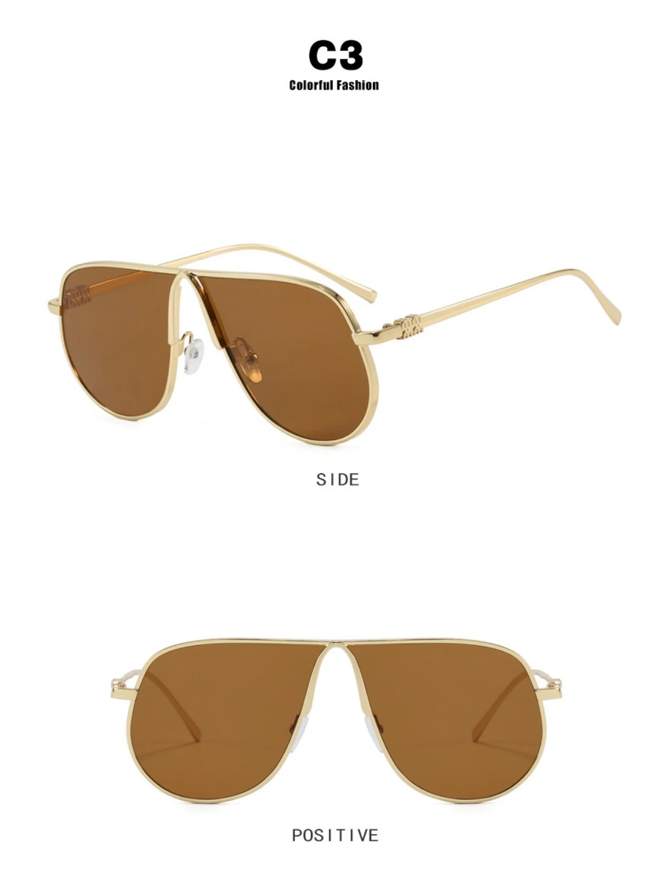 Full-rimmed Aviator Sunglasses - Image 8