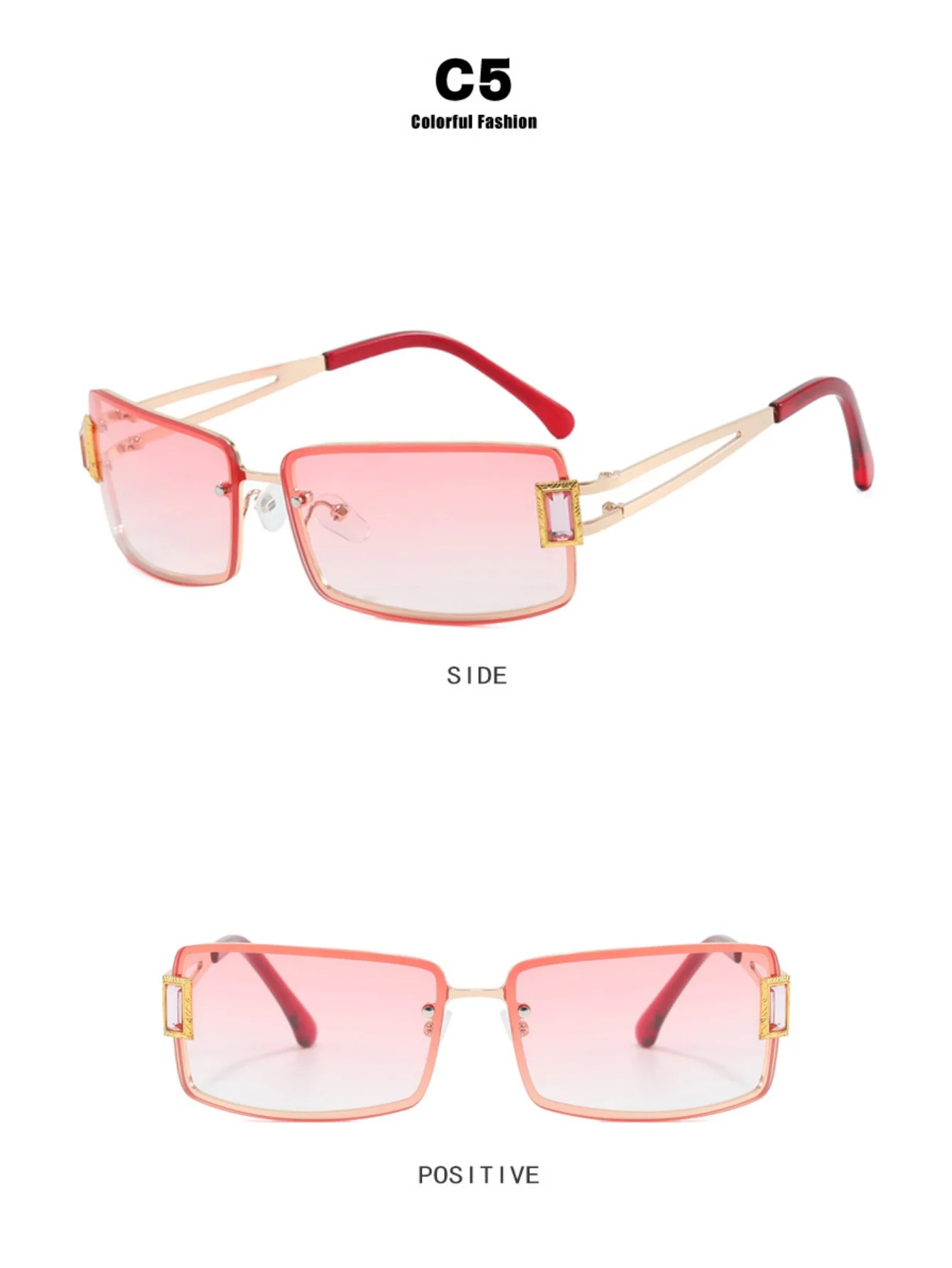 Full-frame Square Sunglasses - Image 11