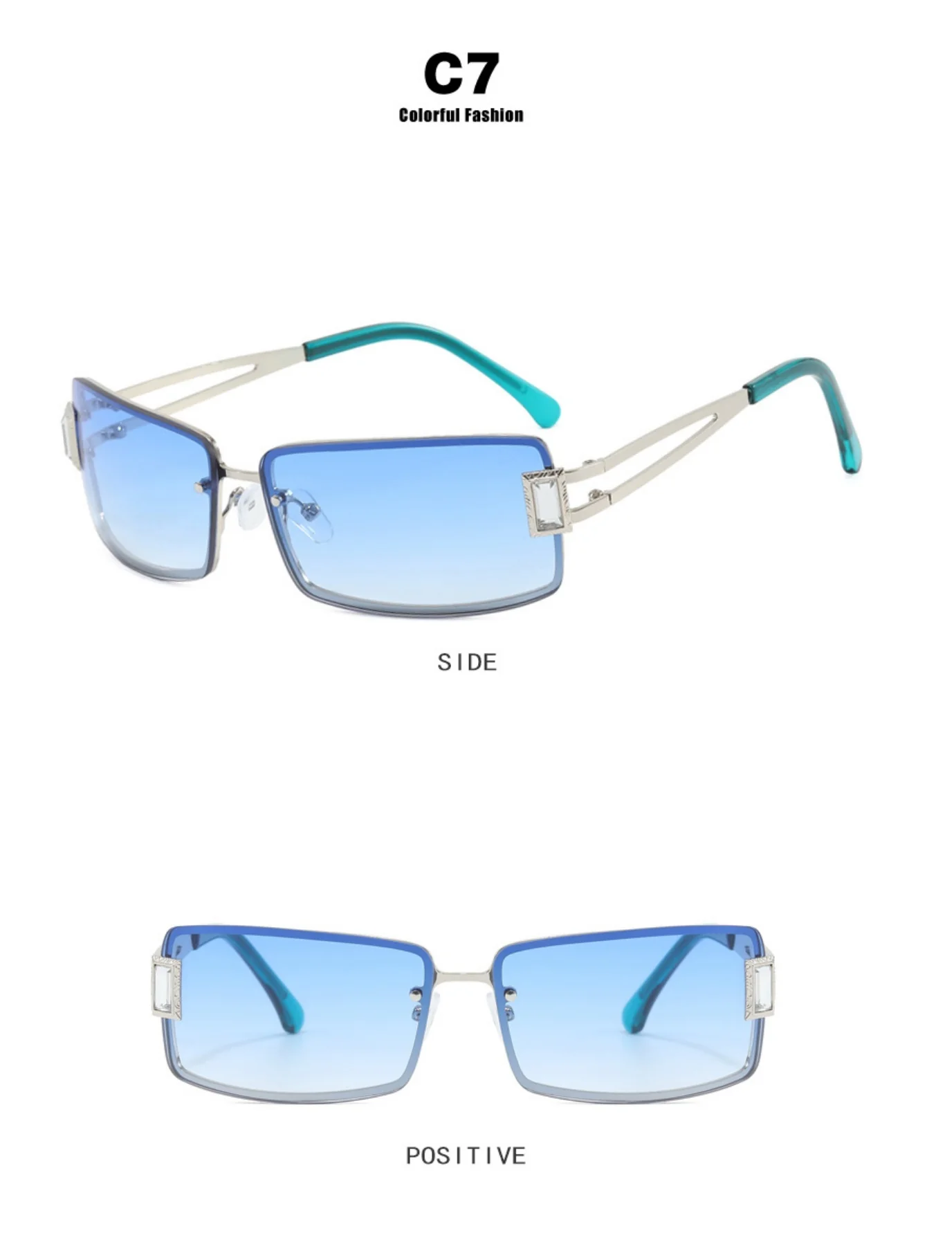 Full-frame Square Sunglasses - Image 15