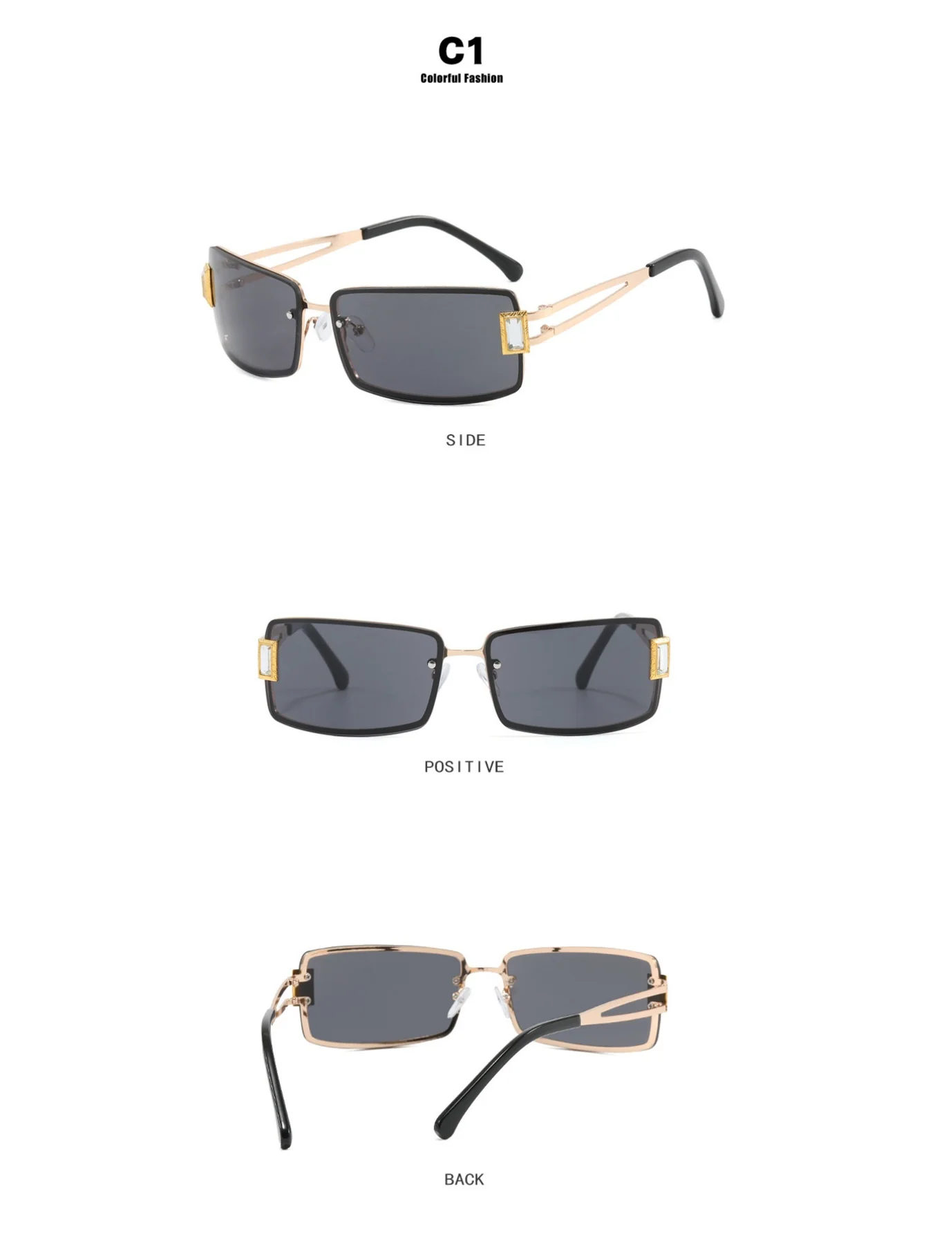 Full-frame Square Sunglasses - Image 3