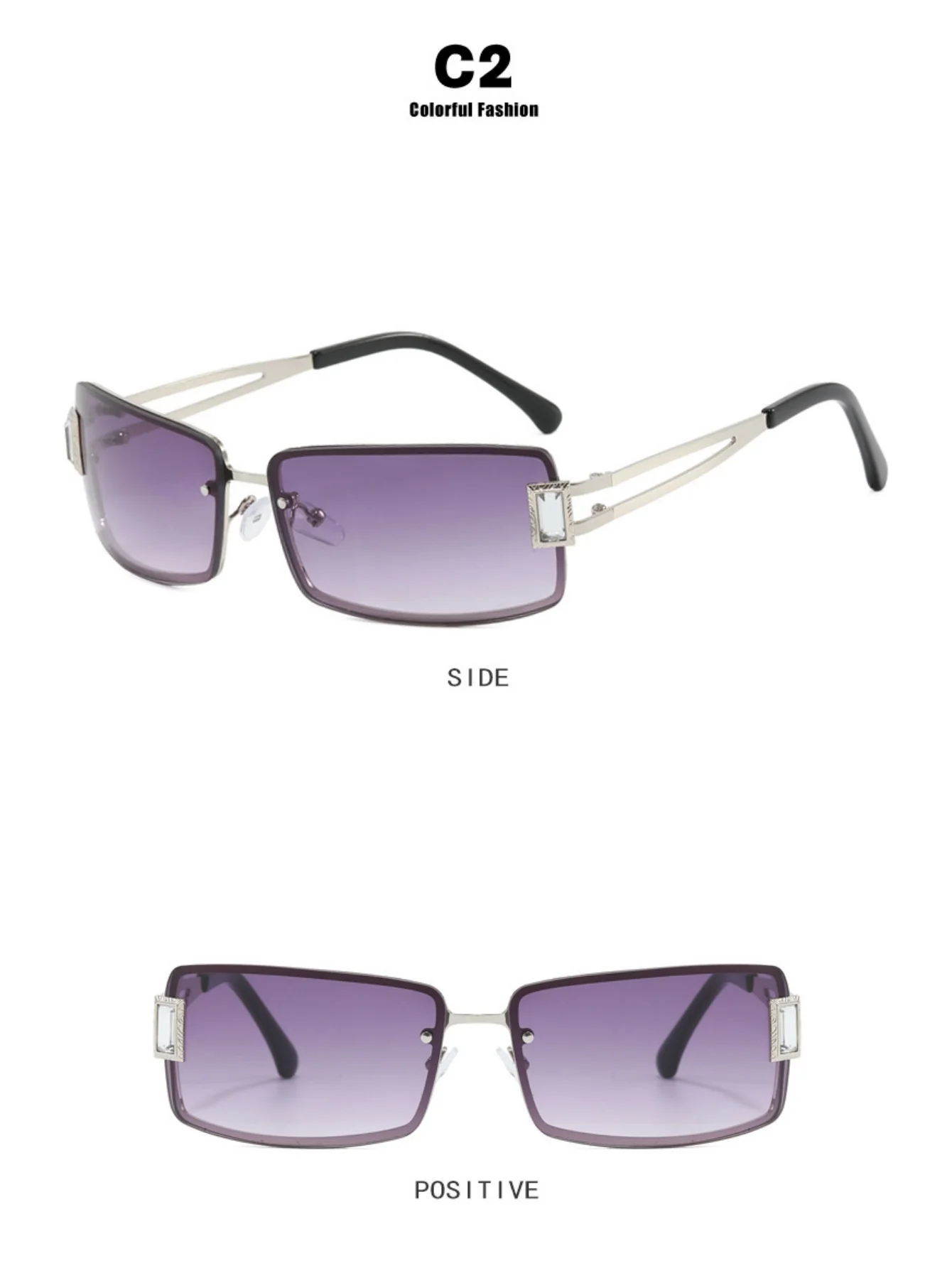 Full-frame Square Sunglasses - Image 5