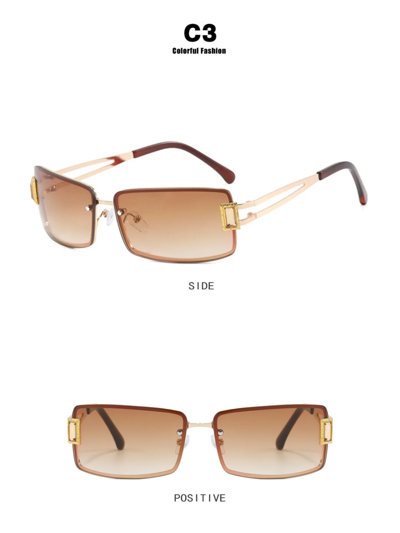Full-frame Square Sunglasses - Image 7