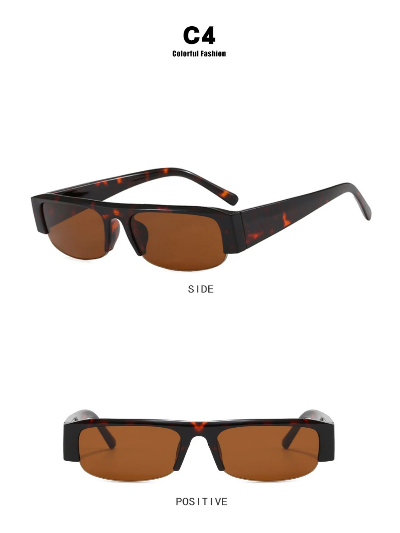 Full-frame Square Fashion Glasses - Image 11