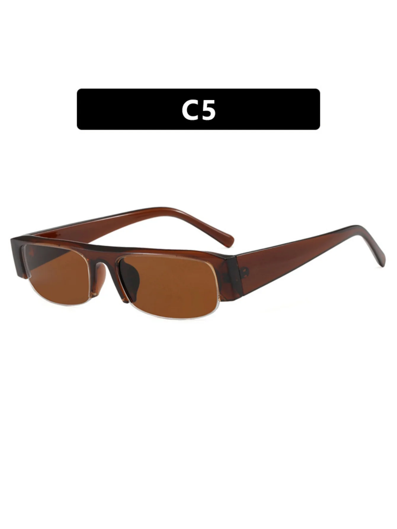 Full-frame Square Fashion Glasses - Image 12