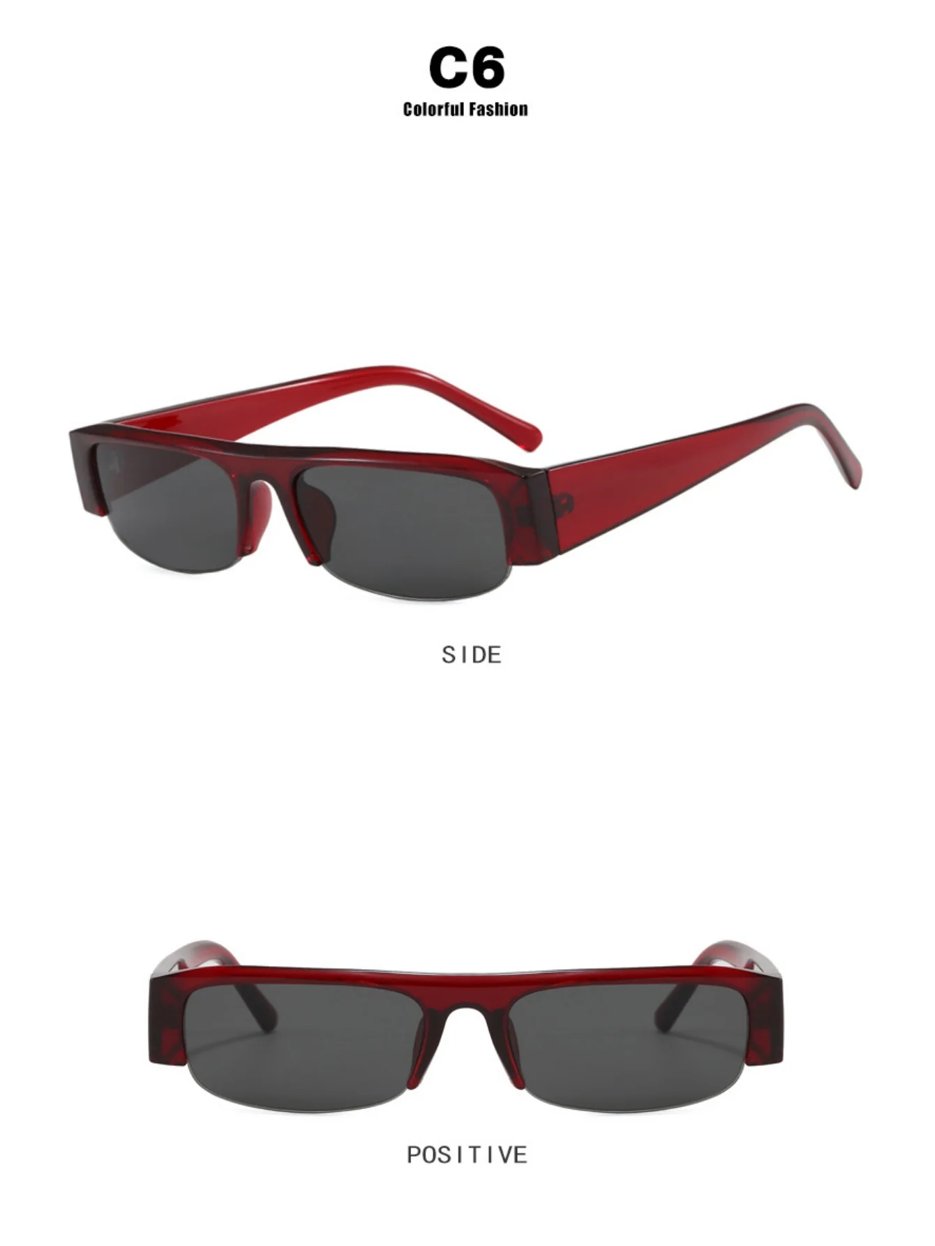 Full-frame Square Fashion Glasses - Image 15