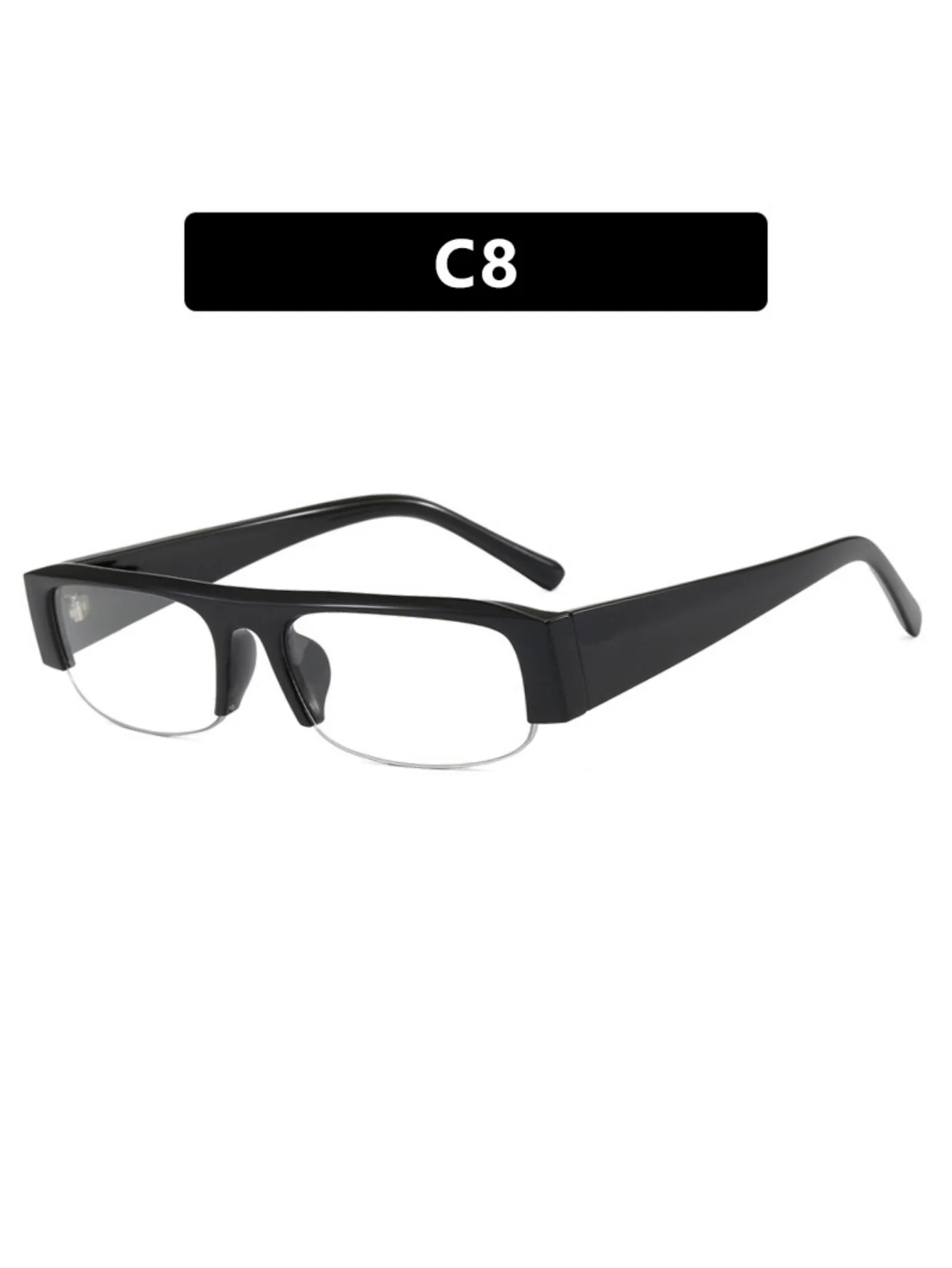 Full-frame Square Fashion Glasses - Image 18