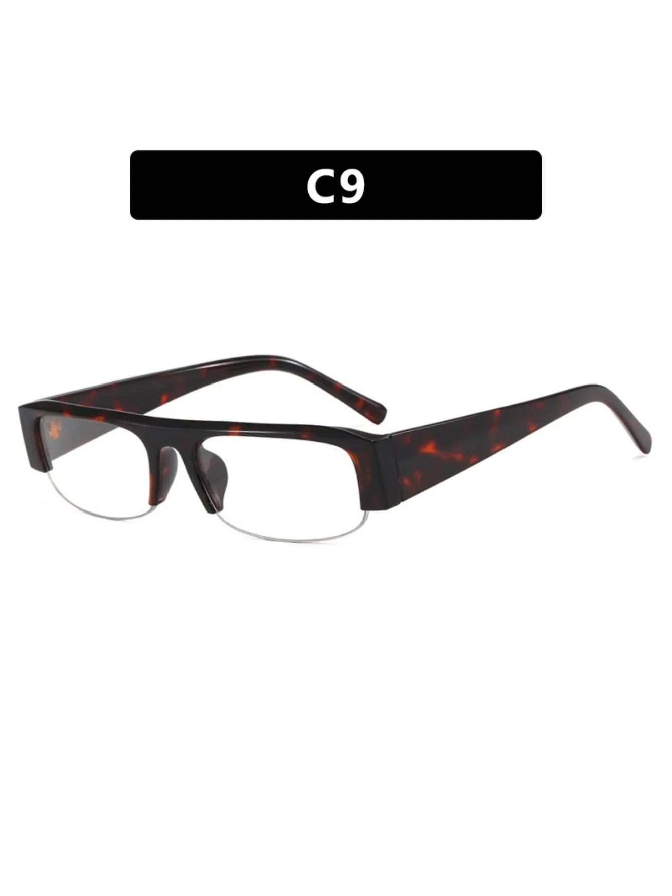 Full-frame Square Fashion Glasses - Image 20