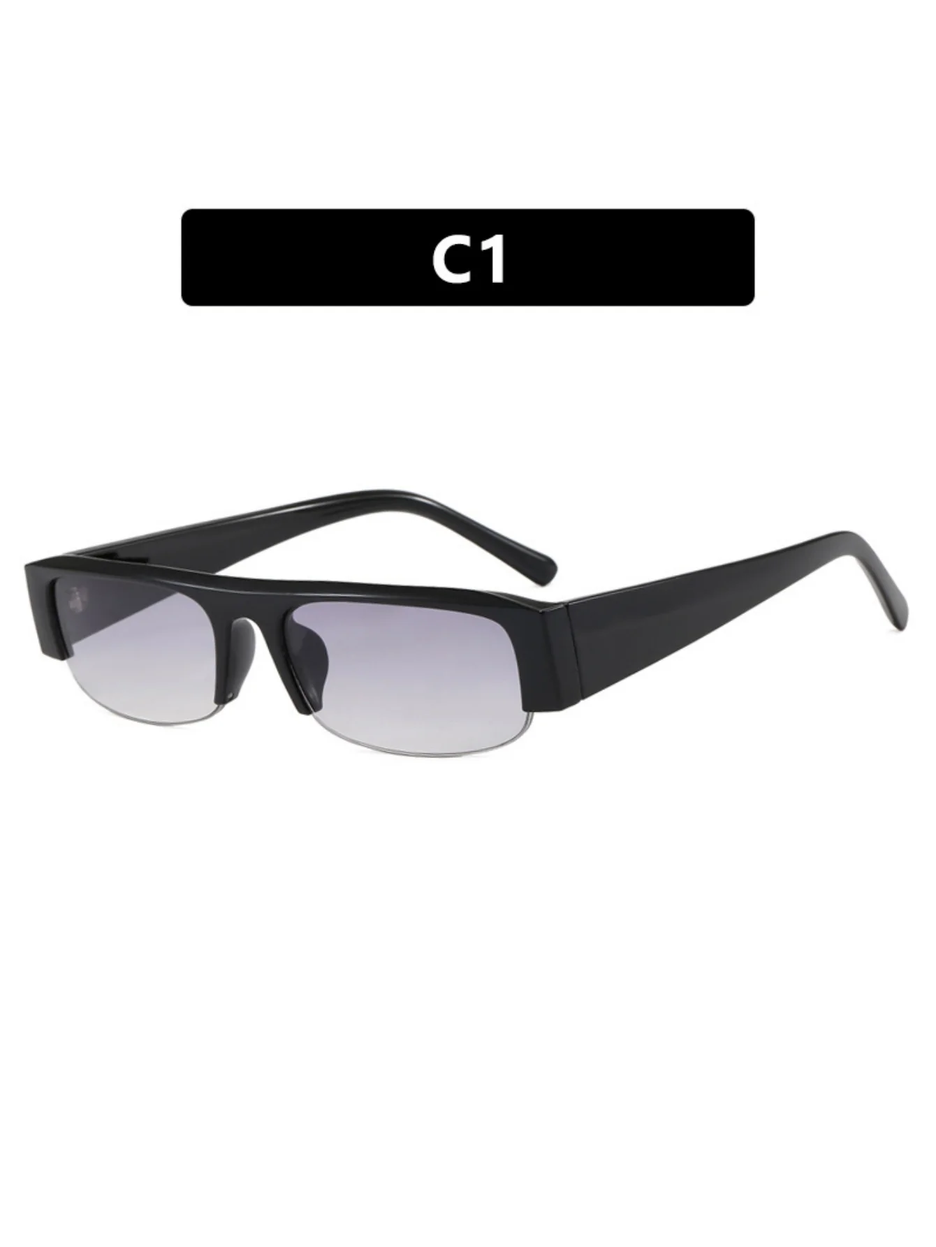Full-frame Square Fashion Glasses - Image 4