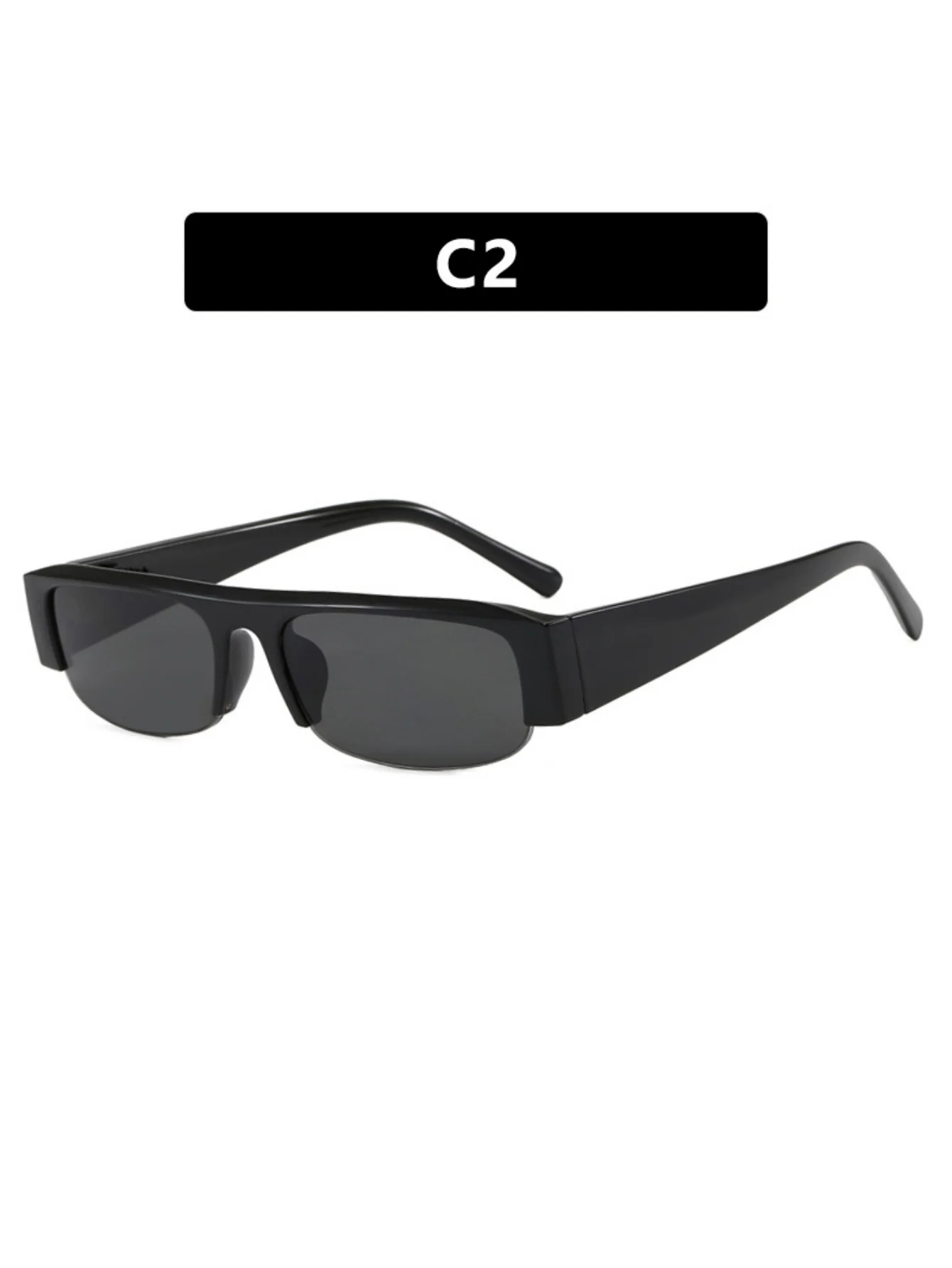 Full-frame Square Fashion Glasses - Image 6