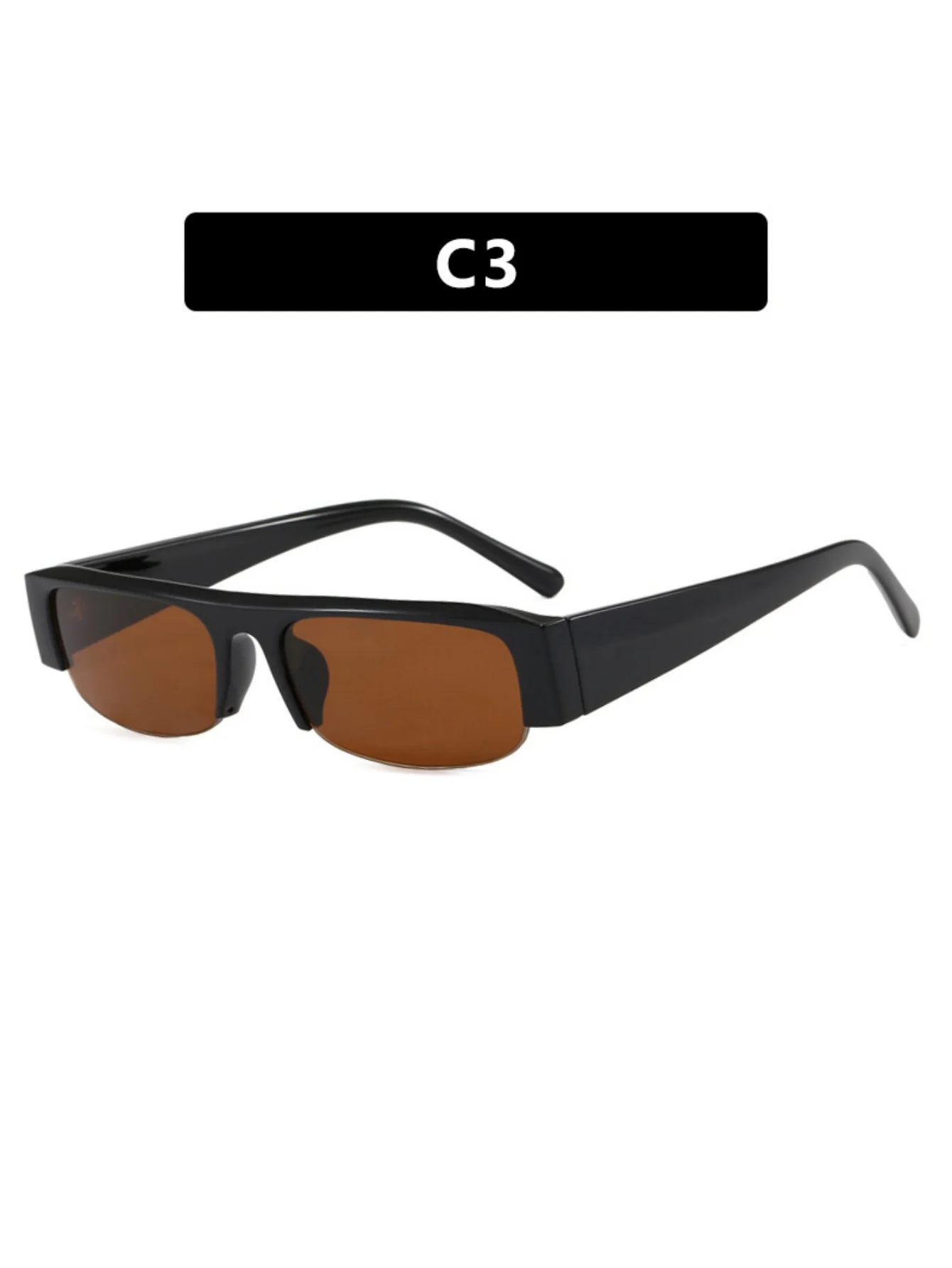 Full-frame Square Fashion Glasses - Image 8