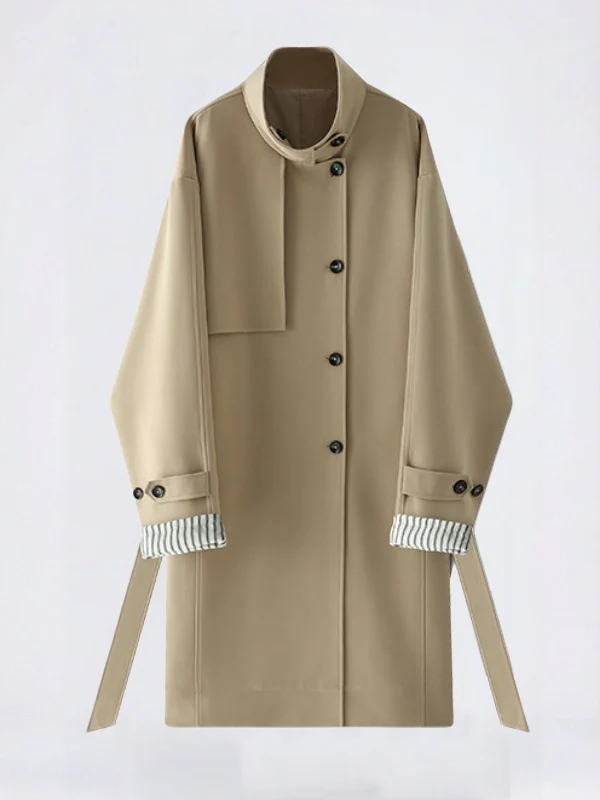 Longline Two-way Loose-fit Trench Coats - Image 2