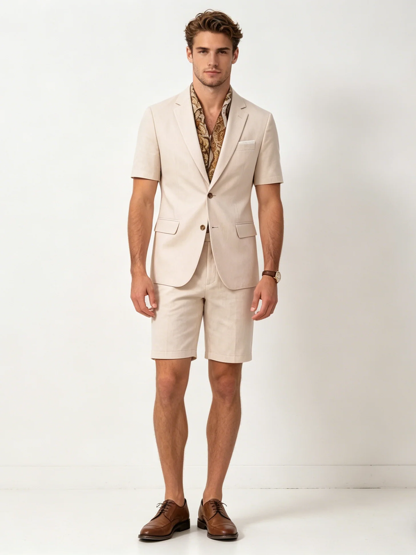 Leisure Gentleman Suit 2-piece Sets Set
