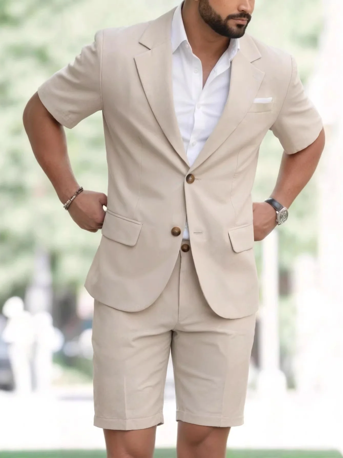 Leisure Gentleman Suit 2-piece Sets Set - Image 3