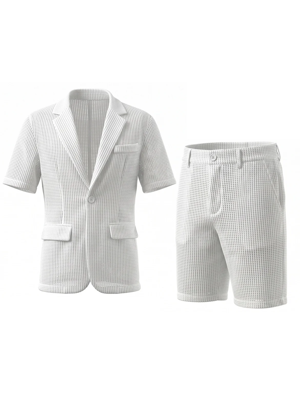 Leisure Grid Suit 2-piece Sets Set - Image 10