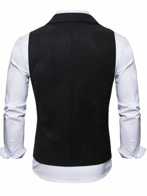 Slim-fit Business Suit Vests - Image 5