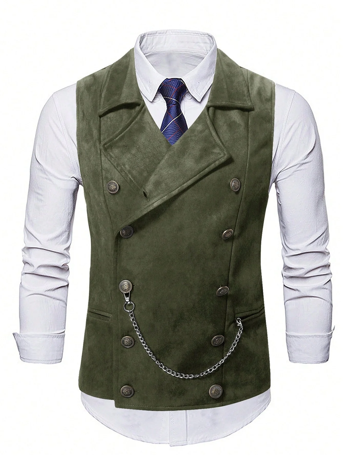 Slim-fit Business Suit Vests - Image 9
