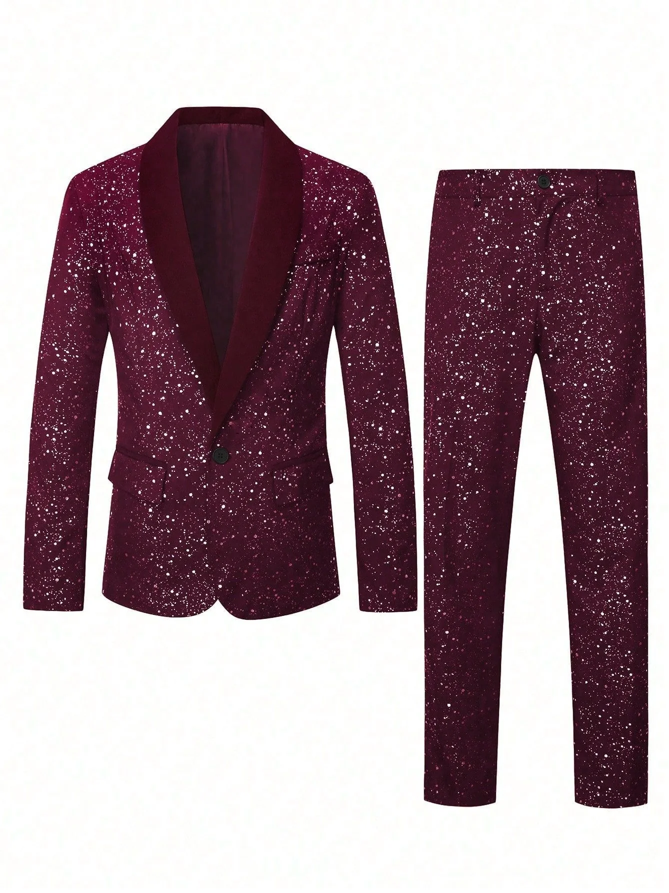 Shiny Banquet Handsome Suit 2-piece Sets Set - Image 2