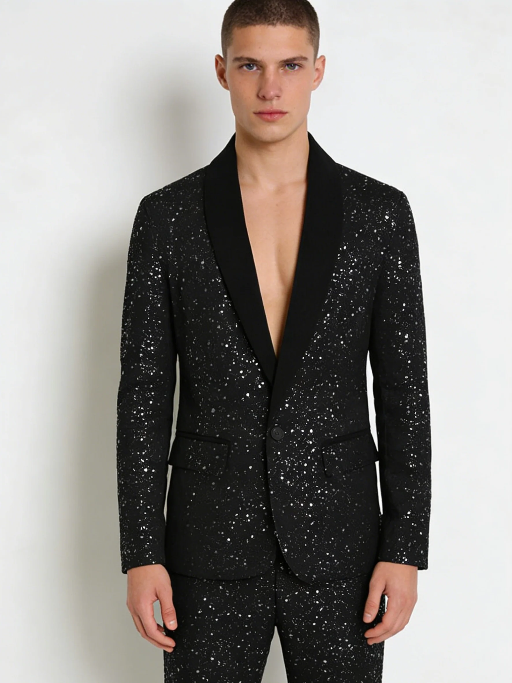 Shiny Banquet Handsome Suit 2-piece Sets Set - Image 3