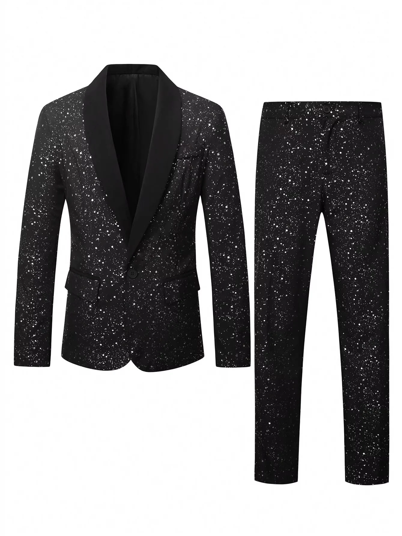 Shiny Banquet Handsome Suit 2-piece Sets Set - Image 4