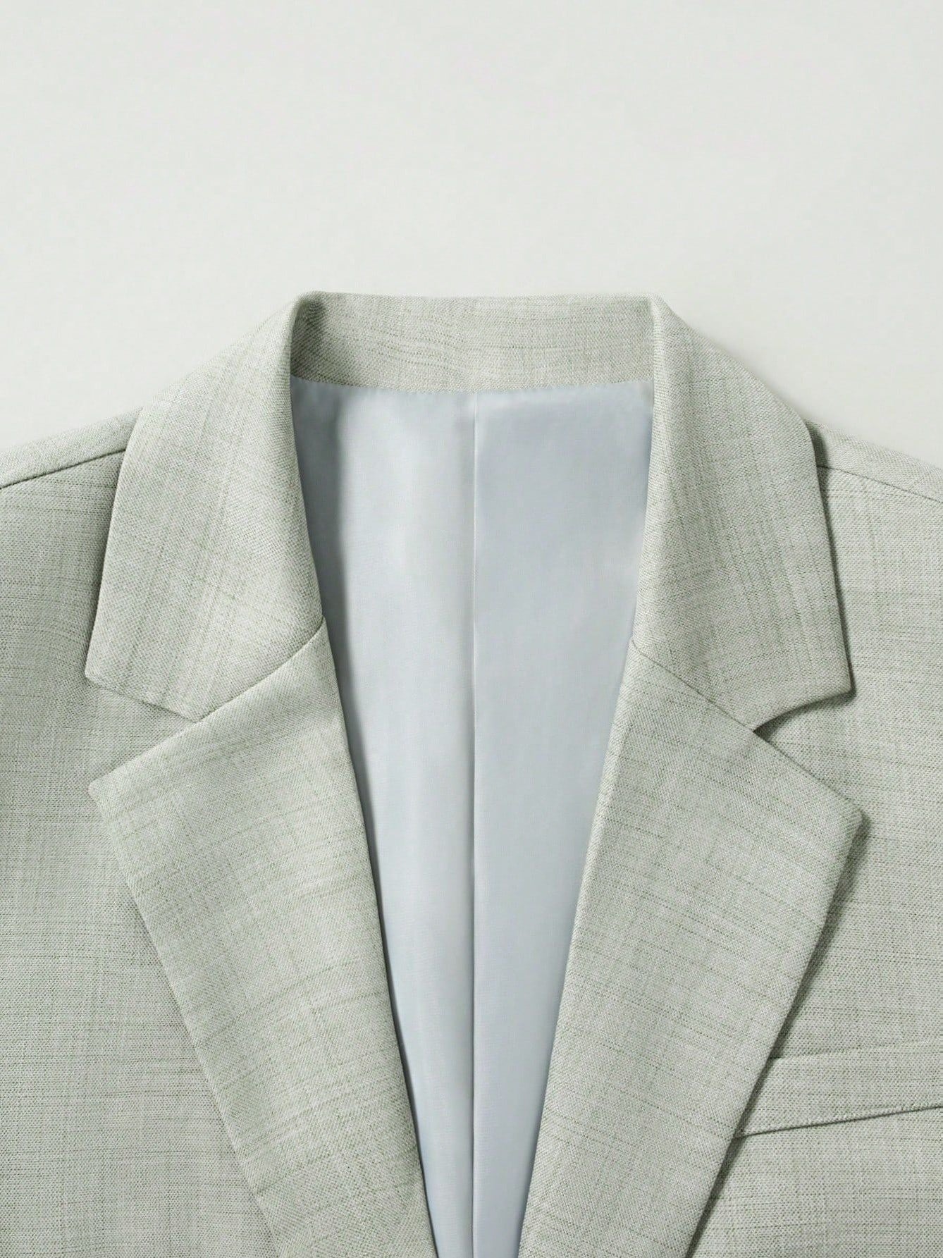 Solid Color Business Dinner Wedding Suit 2-piece Sets Set - Image 4